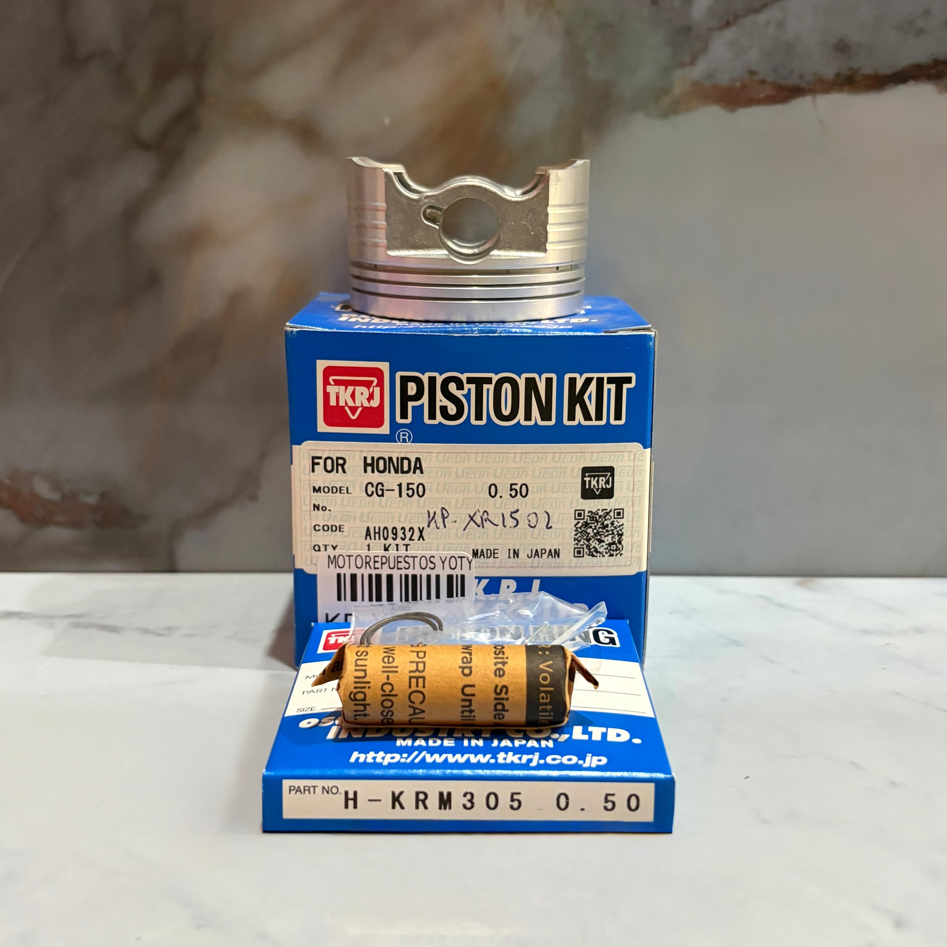 KIT PISTON XR150L/INVICTA 0.50 TKRJ