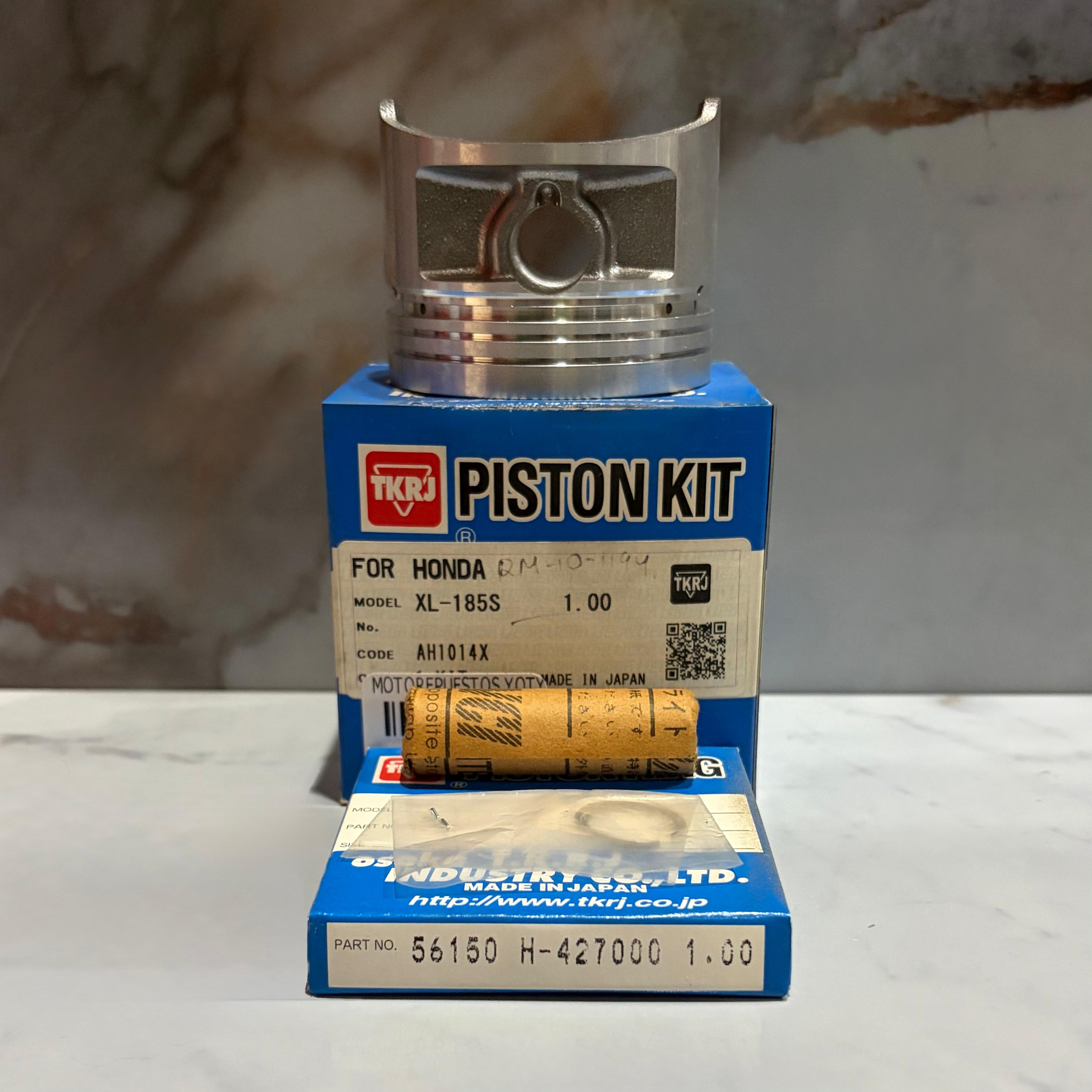 KIT PISTON XL185 JAPON 1.00
