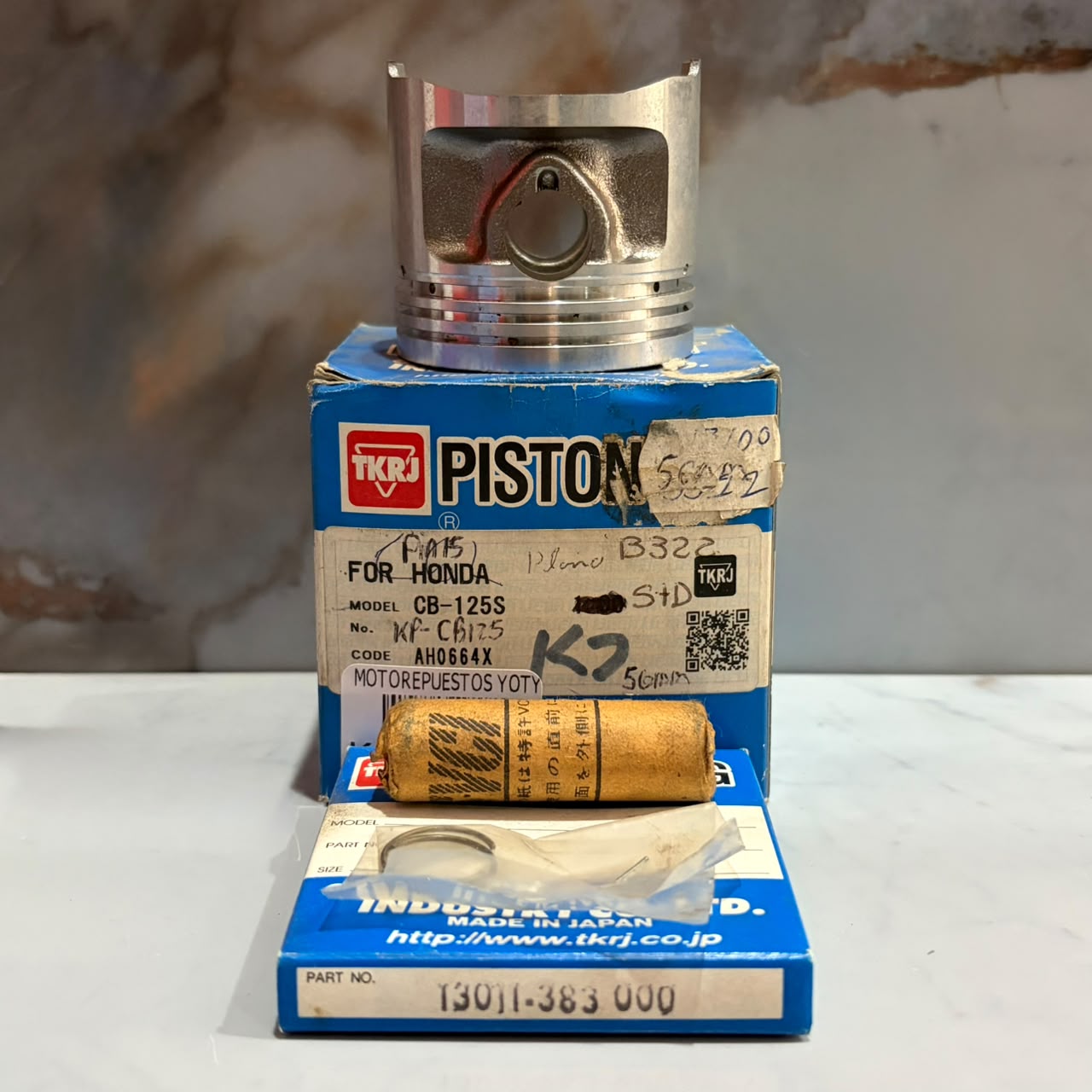 KIT PISTON CB125 STD 56MM TKRJ