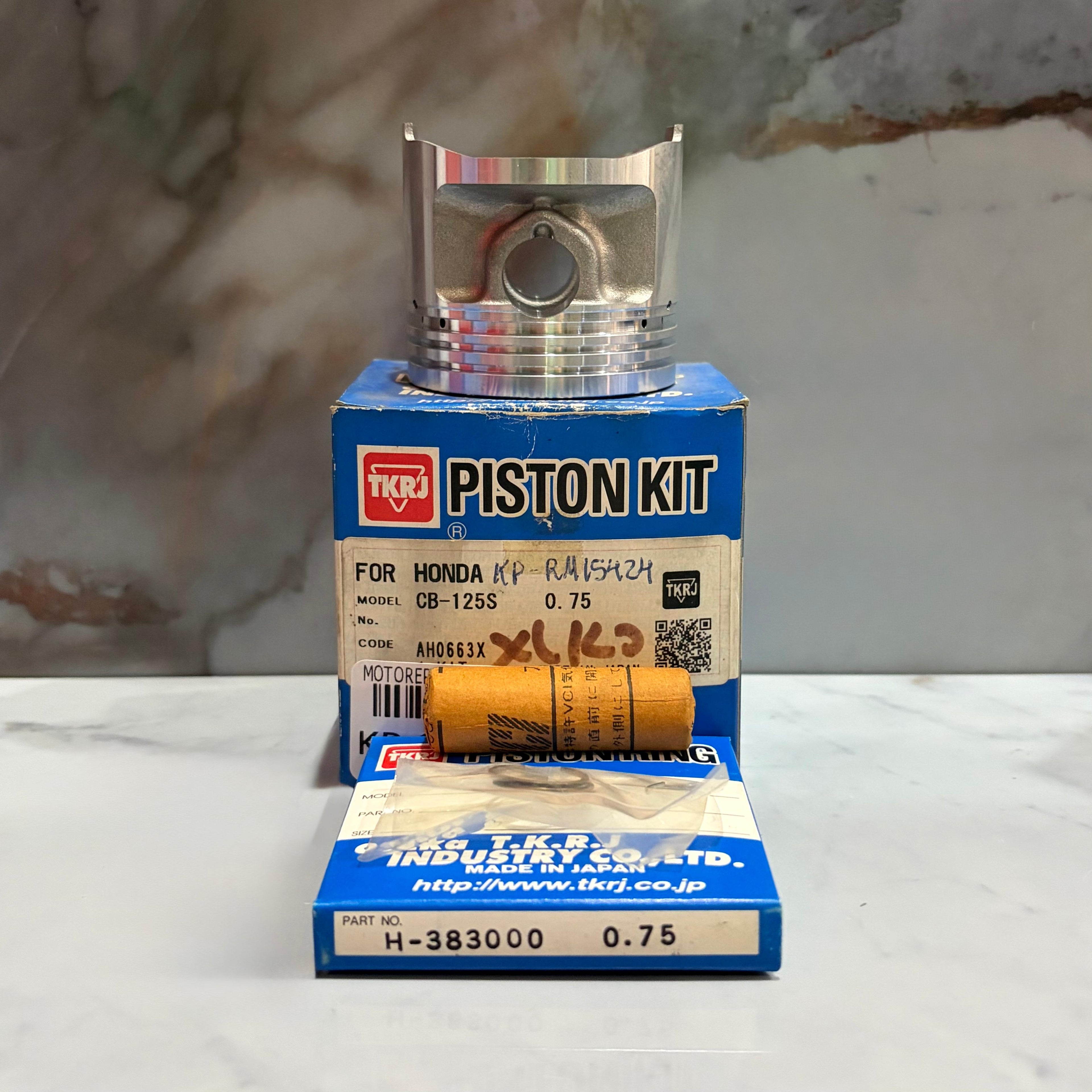 KIT PISTON CB125 0.75 56MM TKRJ