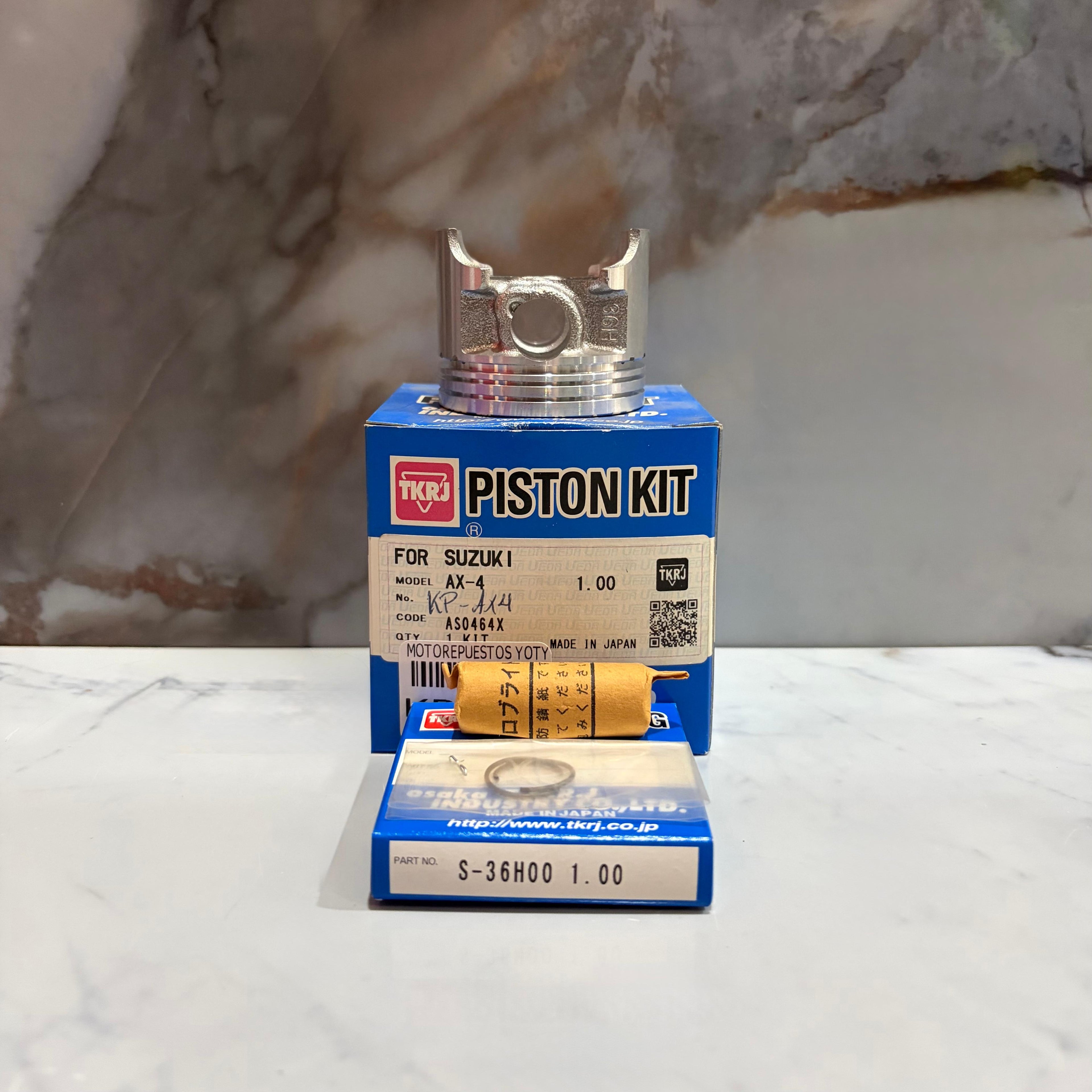 KIT PISTON AX4 1.00 TKRJ