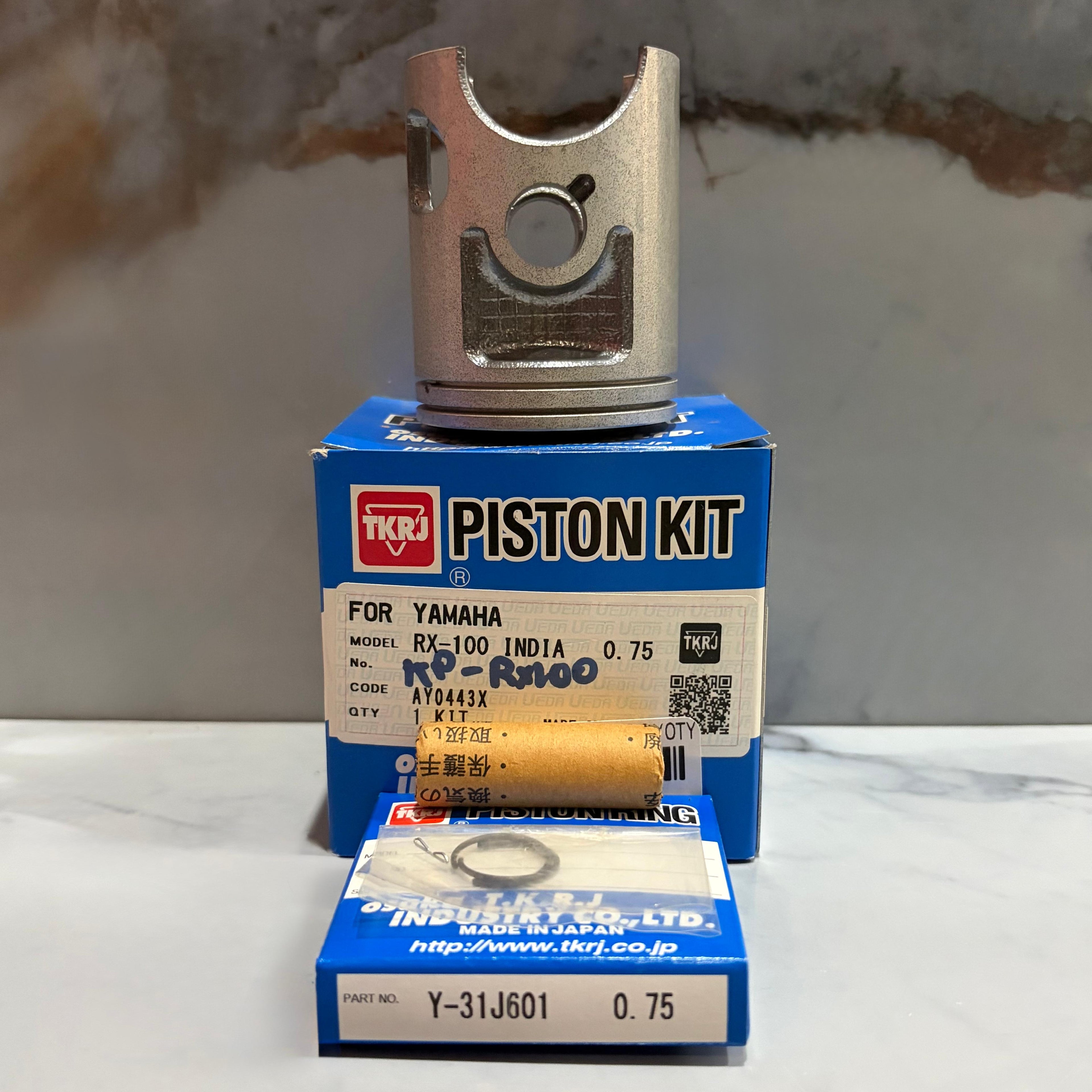 KIT PISTON RX100 0.75 TKRJ