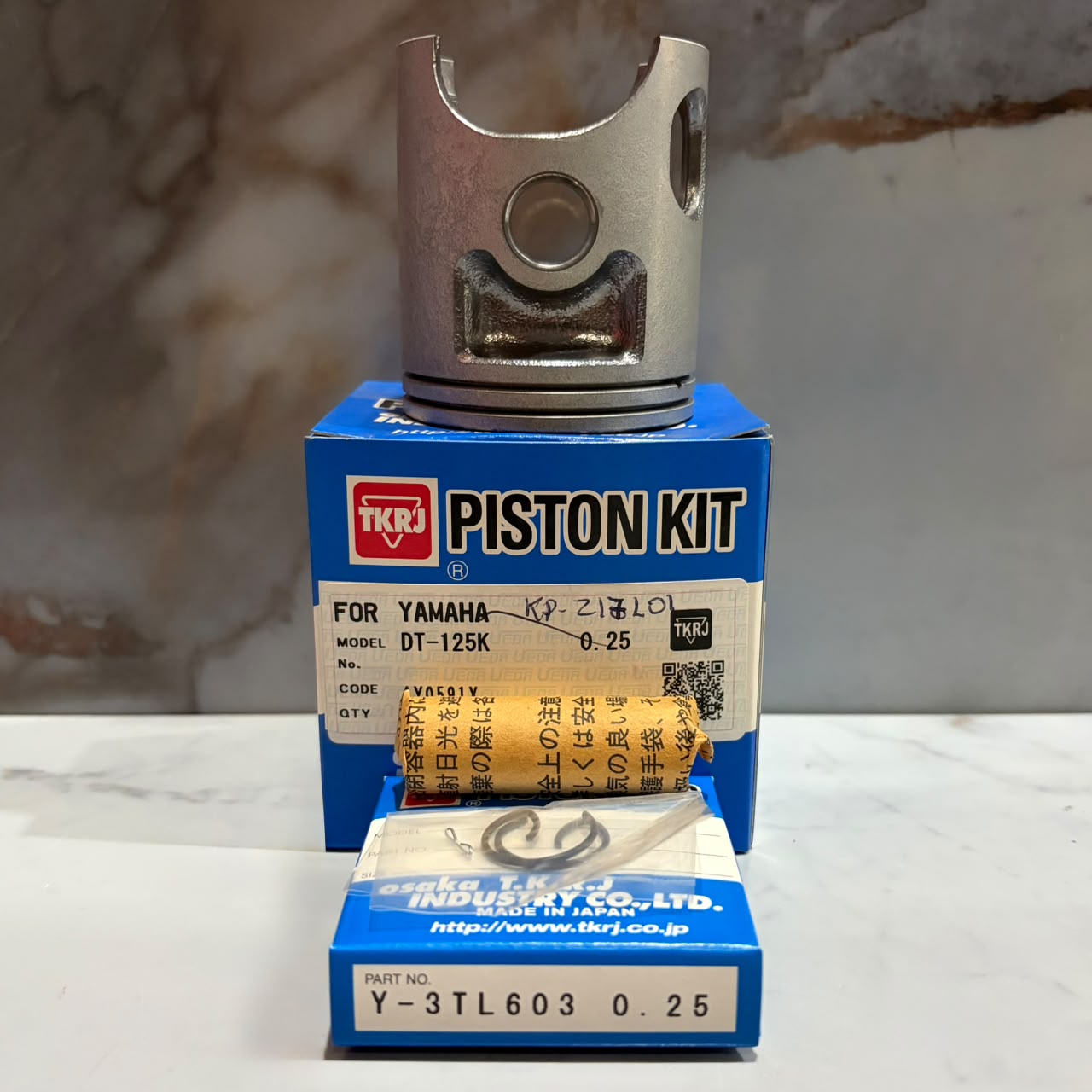 KIT PISTON DT125K 0.25 TKRJ