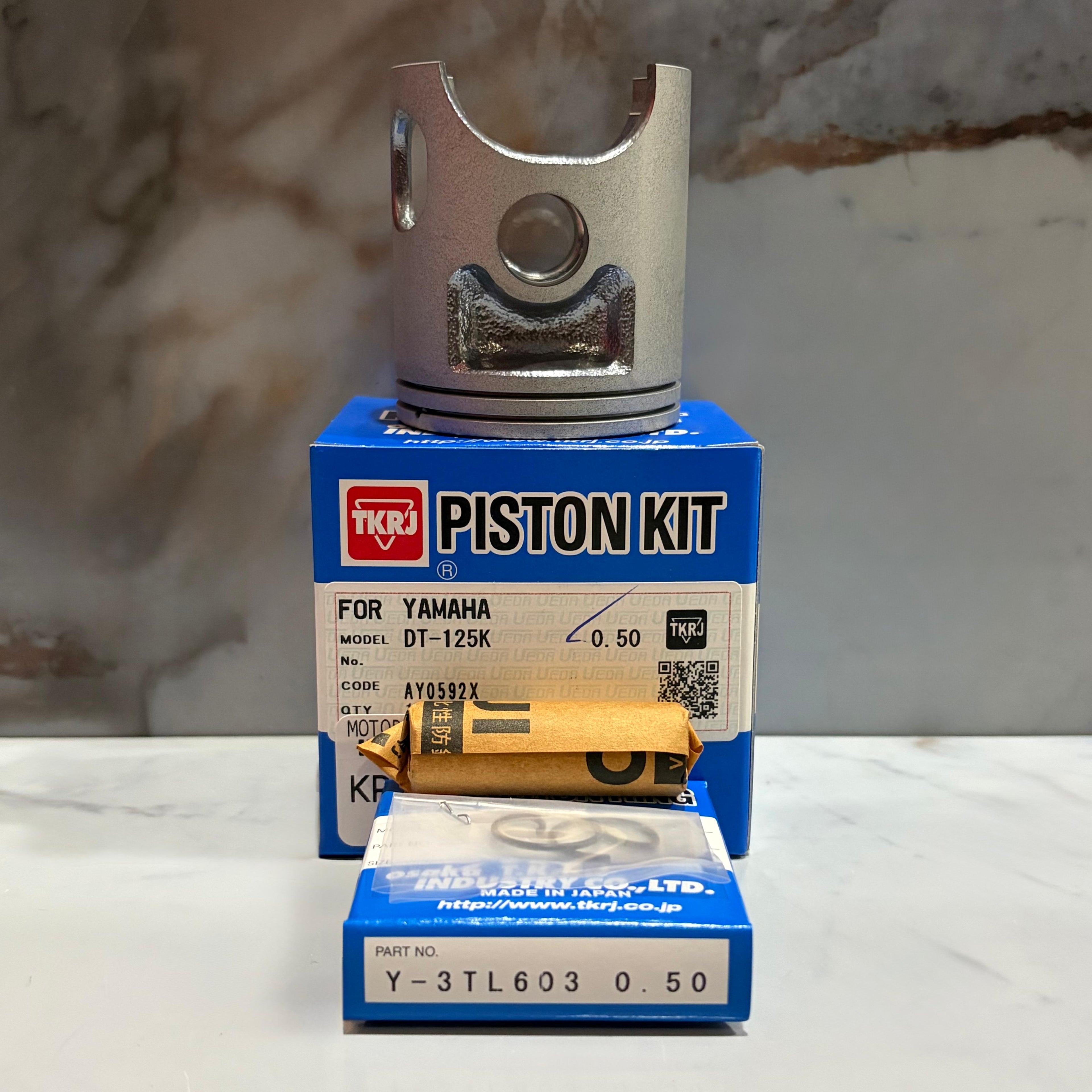 KIT PISTON DT125K 0.50