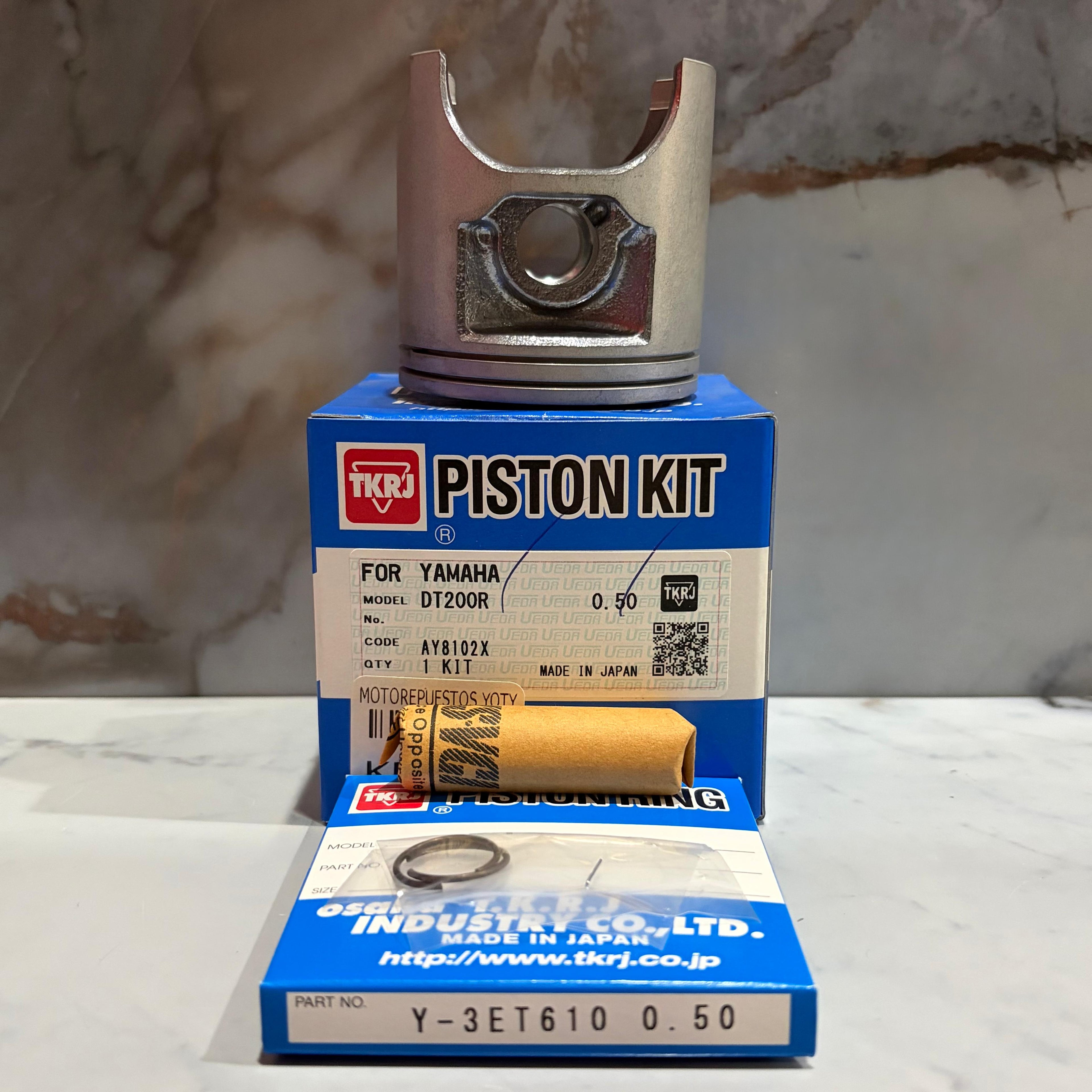 KIT PISTON DT200R 0.50 JAPON