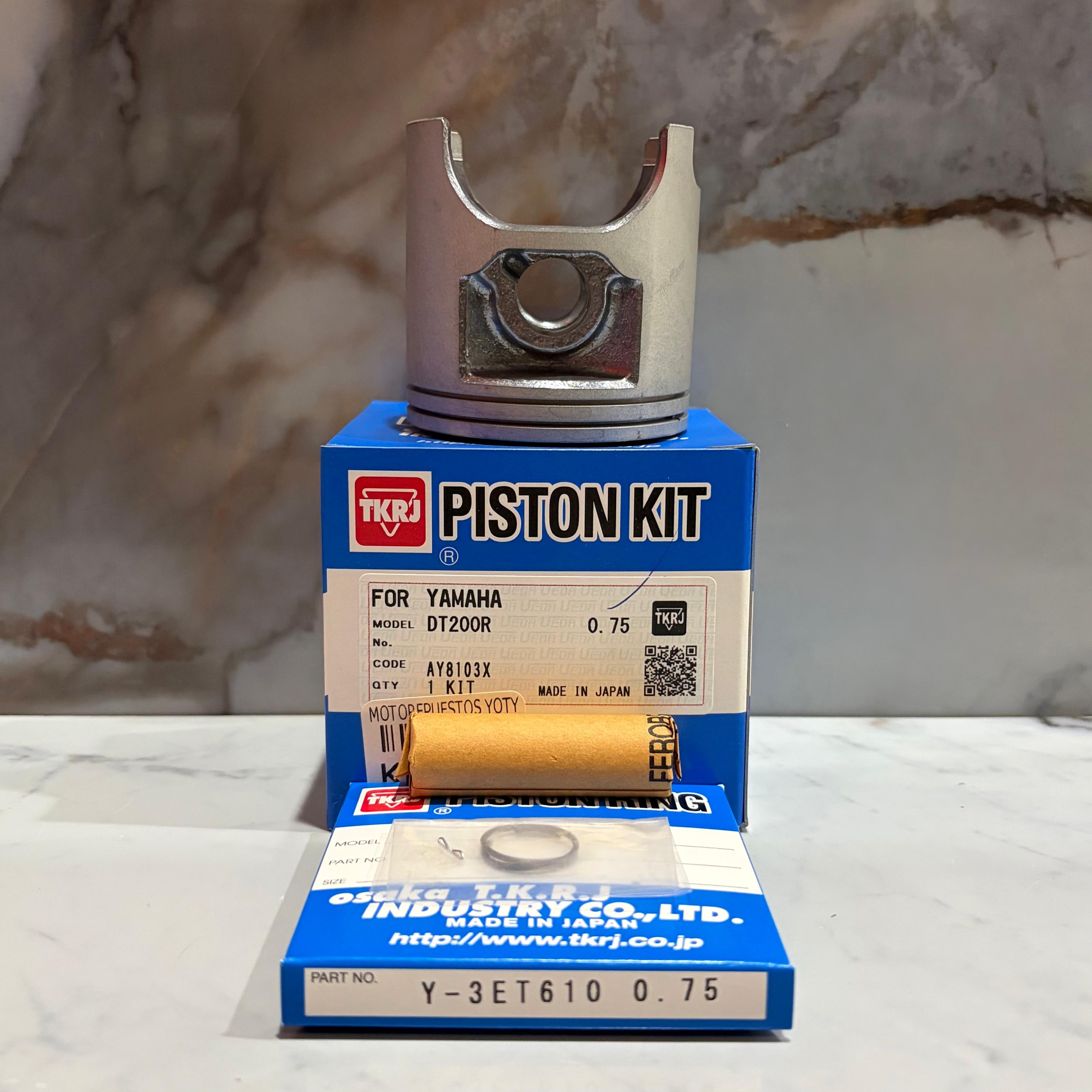 KIT PISTON DT200R 0.75 JAPON