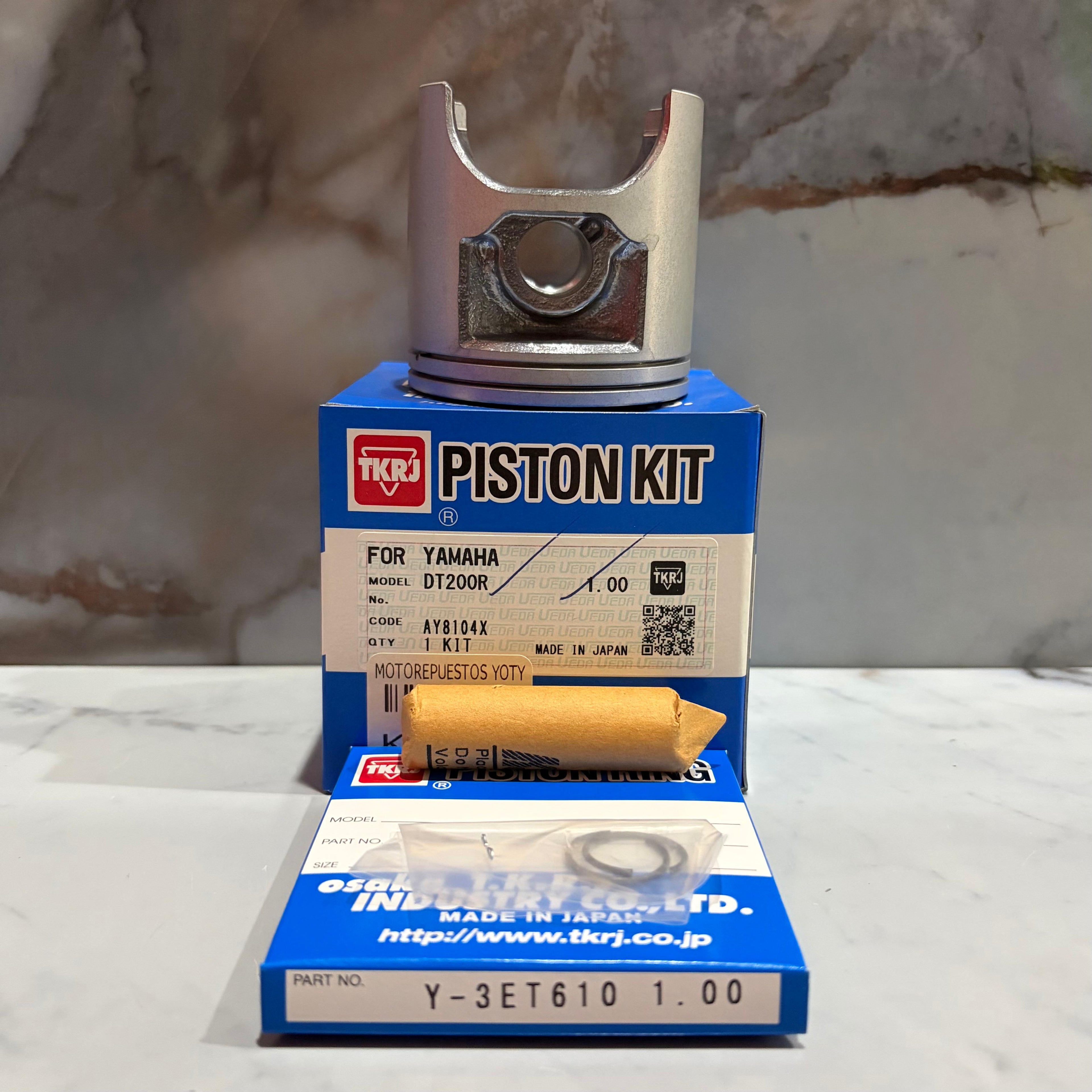 KIT PISTON DT200R 1.00 JAPON