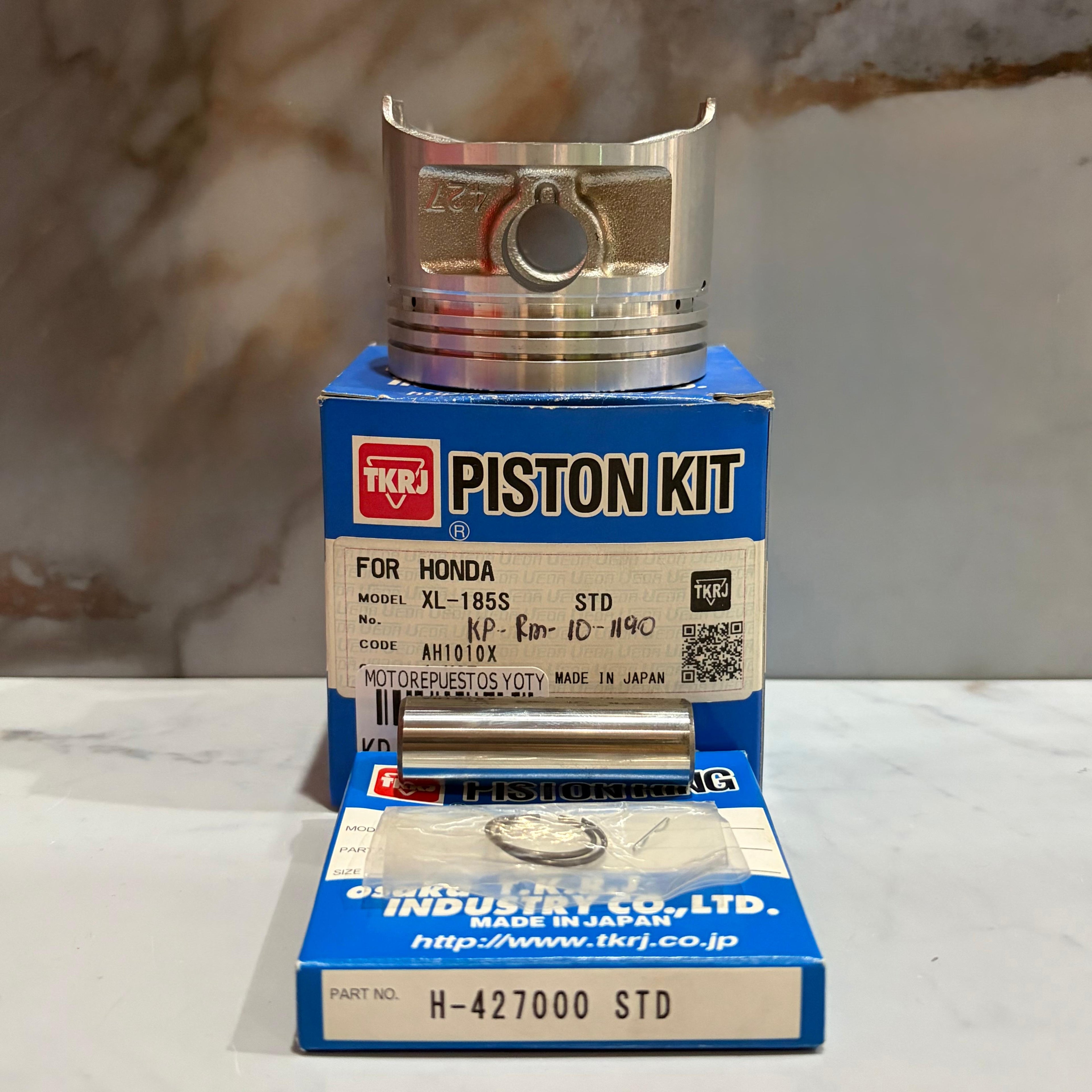 KIT PISTON XL185 STD JAPON