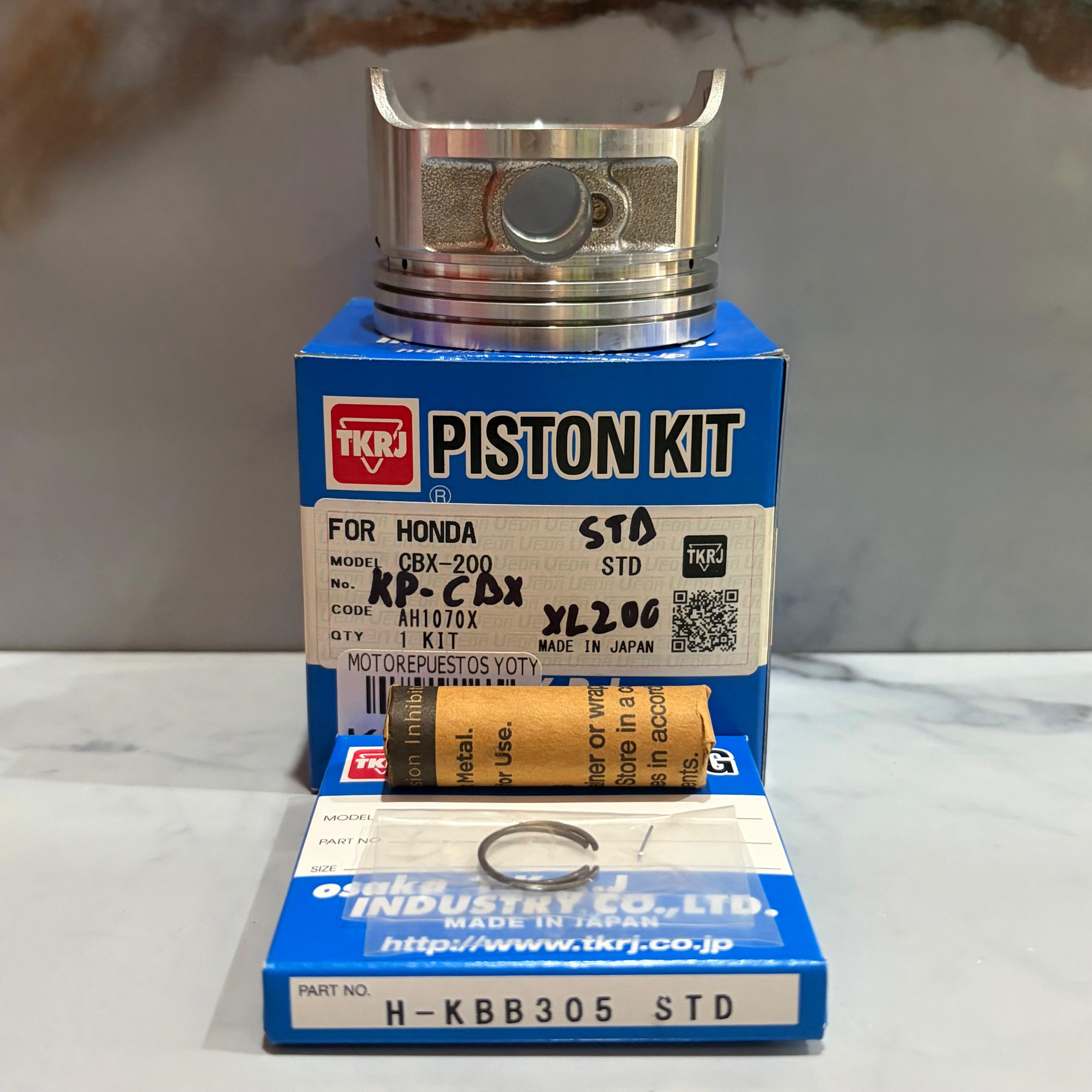 KIT DE PISTON CBX200/ZS200 STD TKRJ