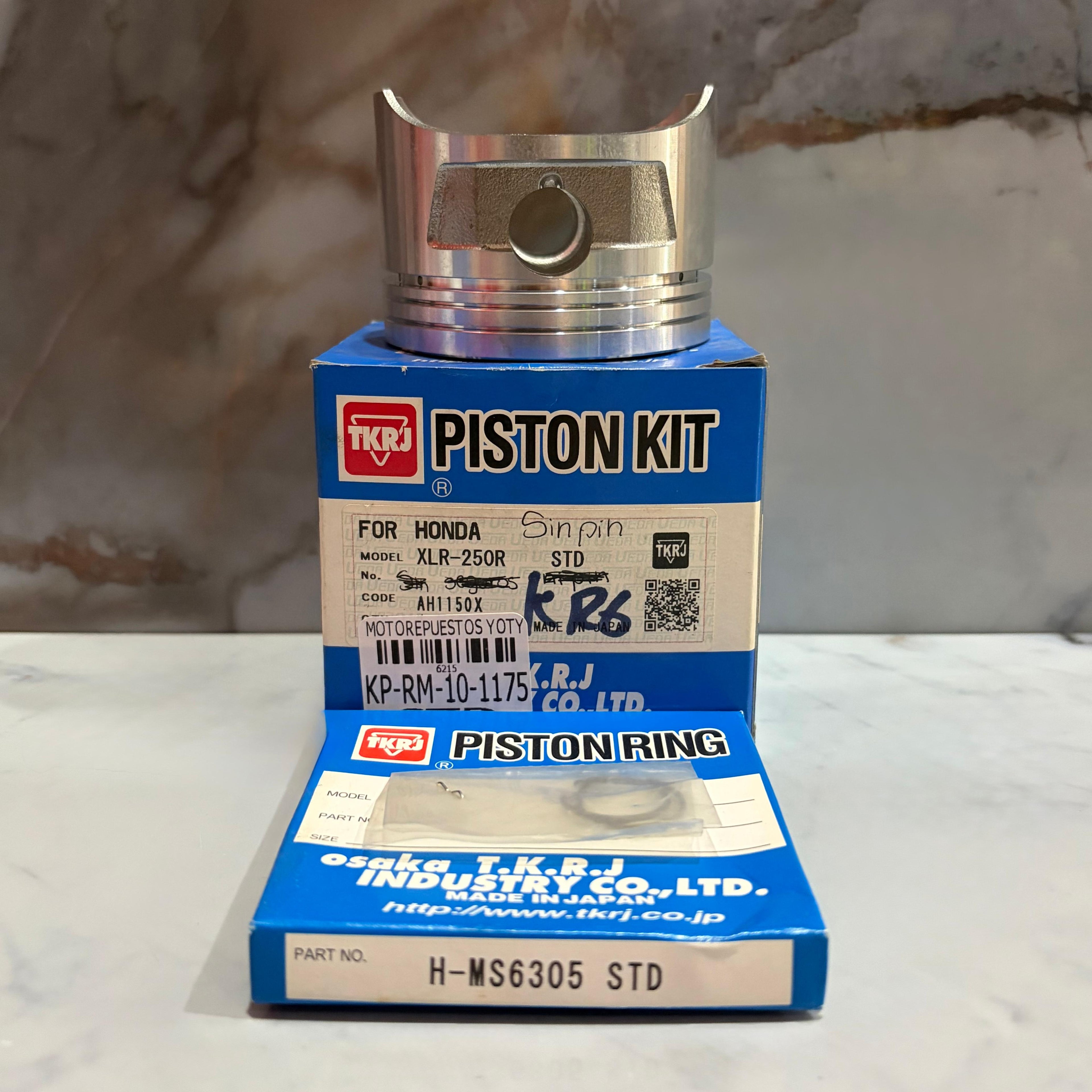 KIT PISTON XLR250 STD JAPON