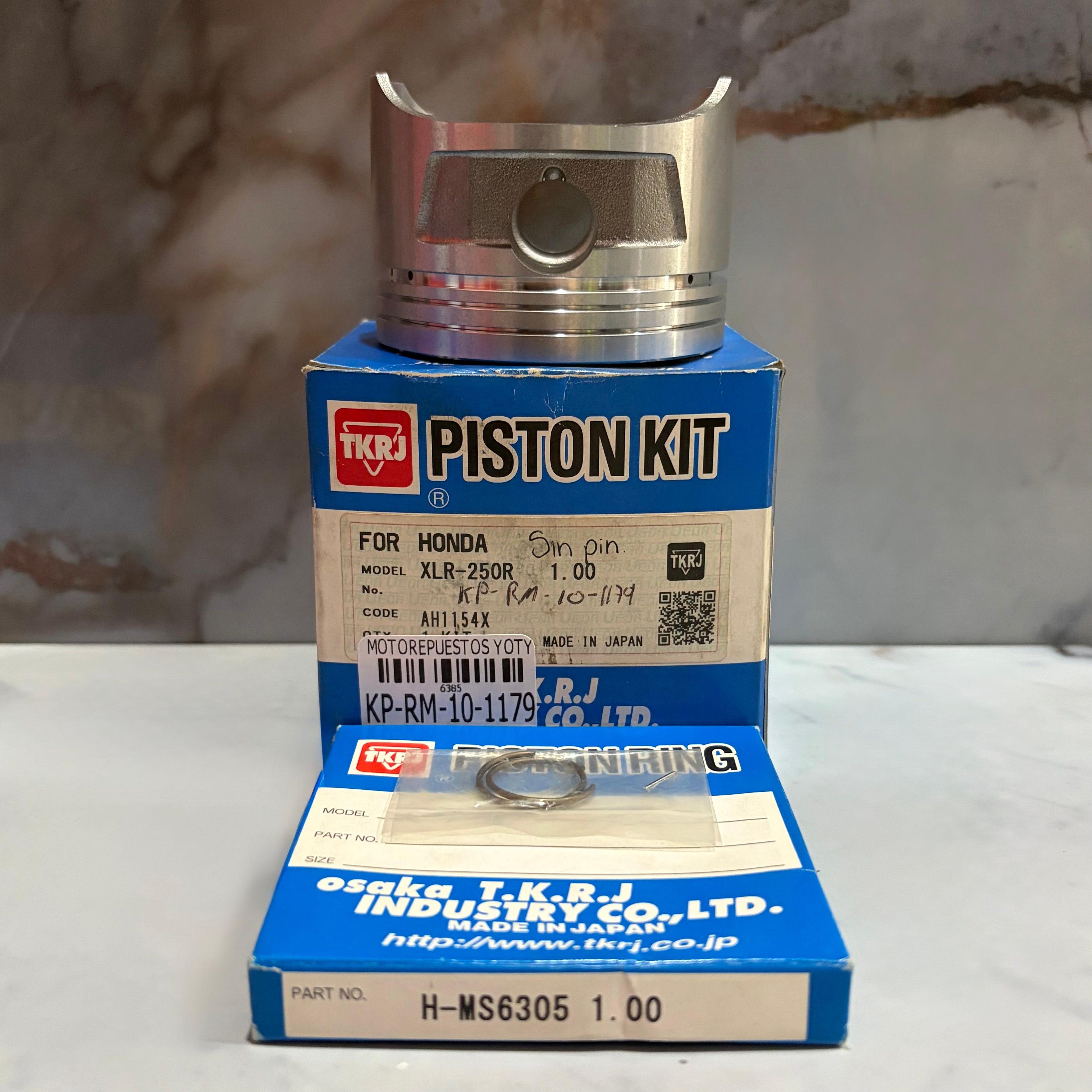KIT PISTON XLR250 1.00 JAPON