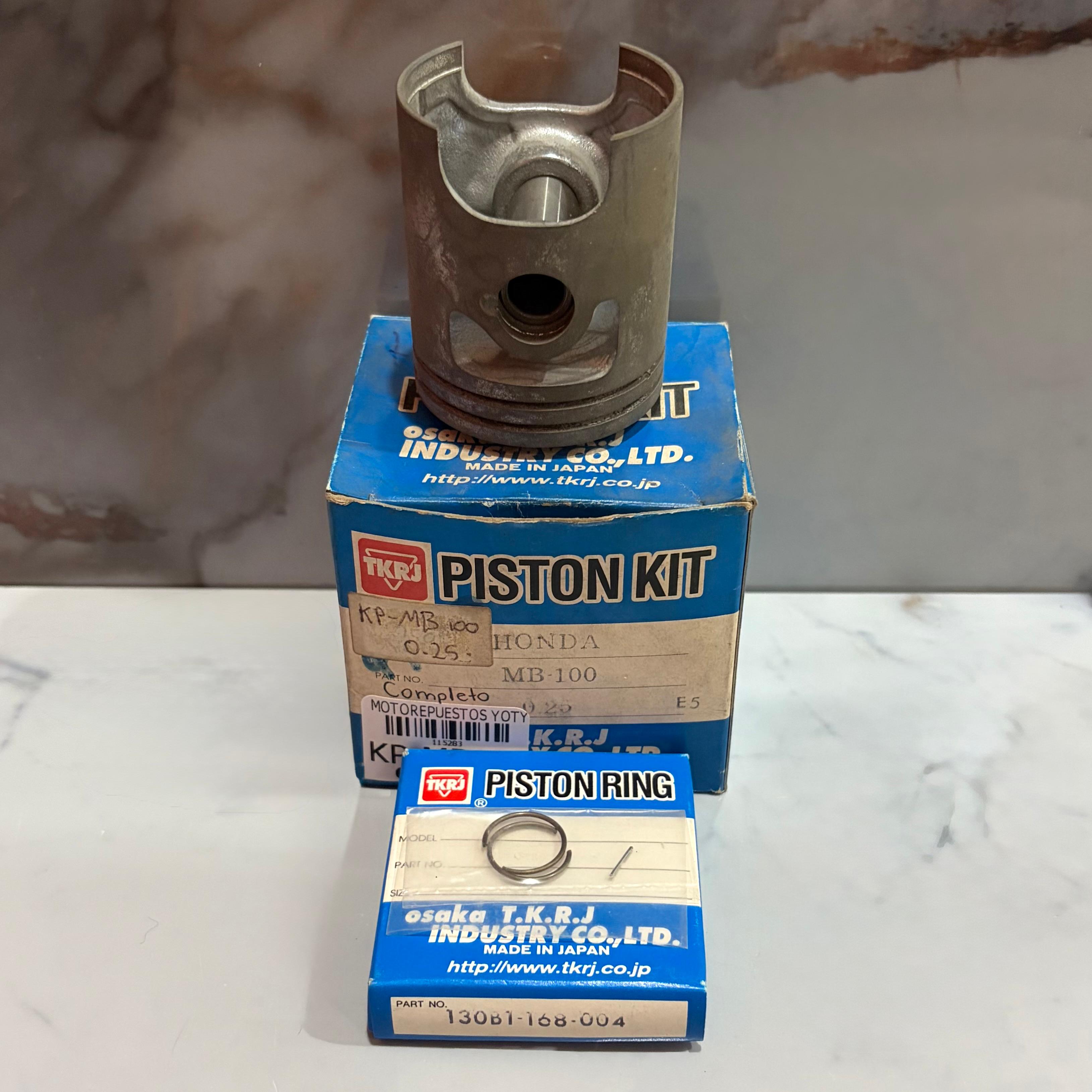 KIT PISTON MB100 0.25 TKRJ