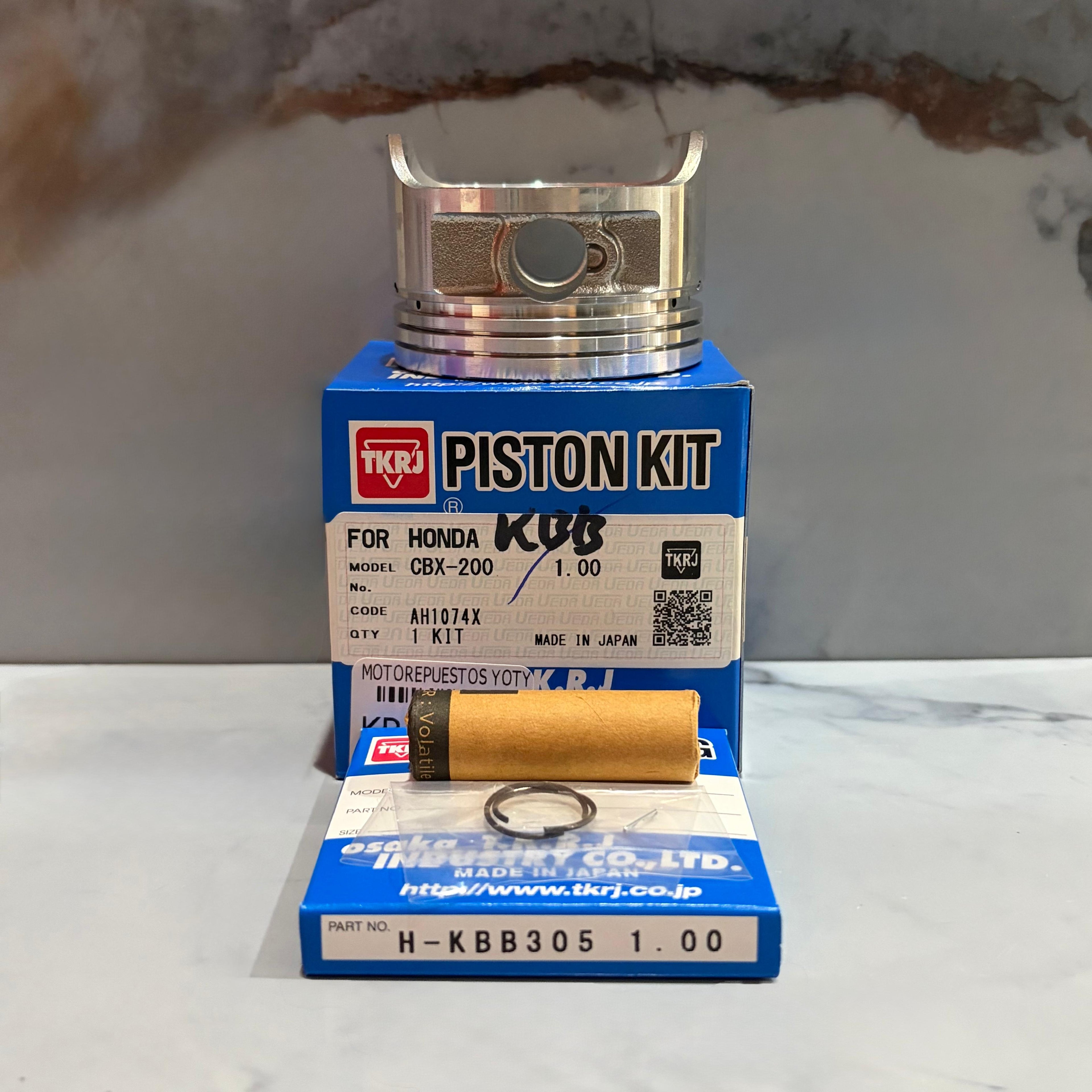 KIT PISTON CBX/KBB/ZS 1.00 TKRJ