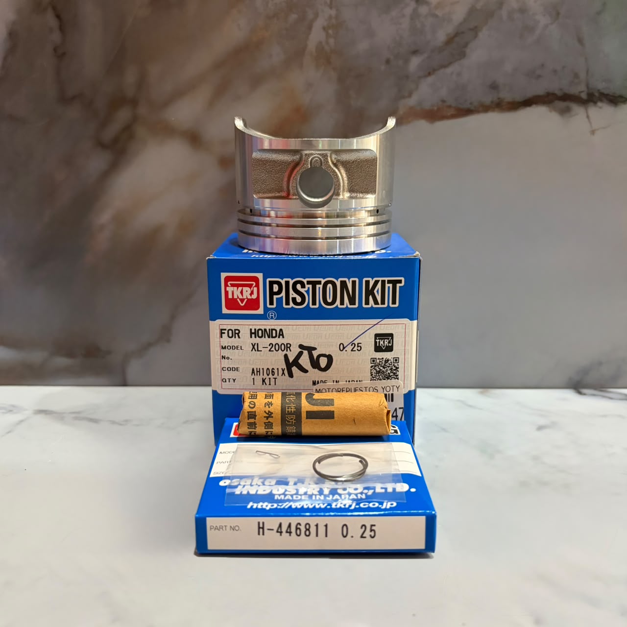 KIT PISTON XR200 0.25 JAPON