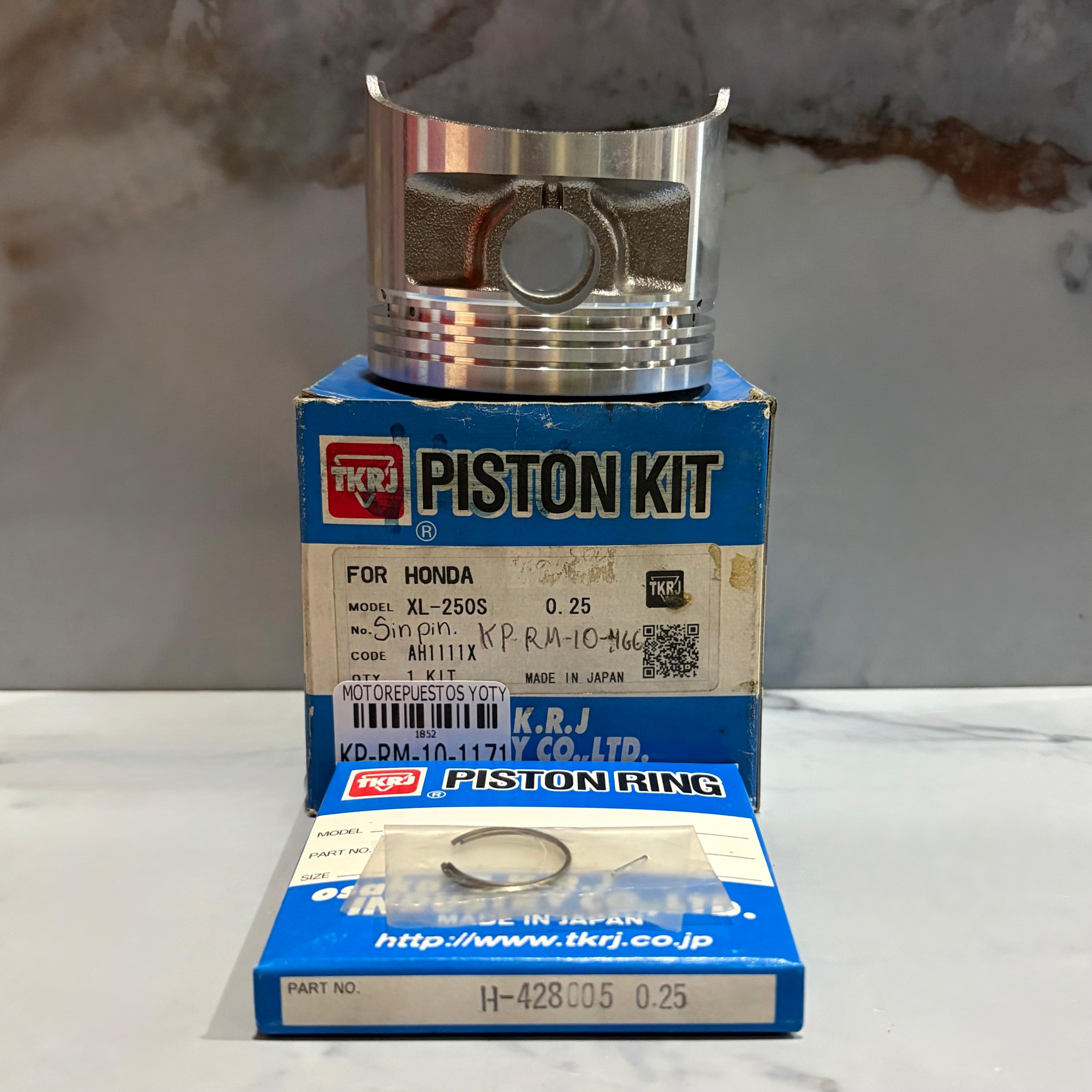 KIT PISTON 0.25 XLS250 TKRJ