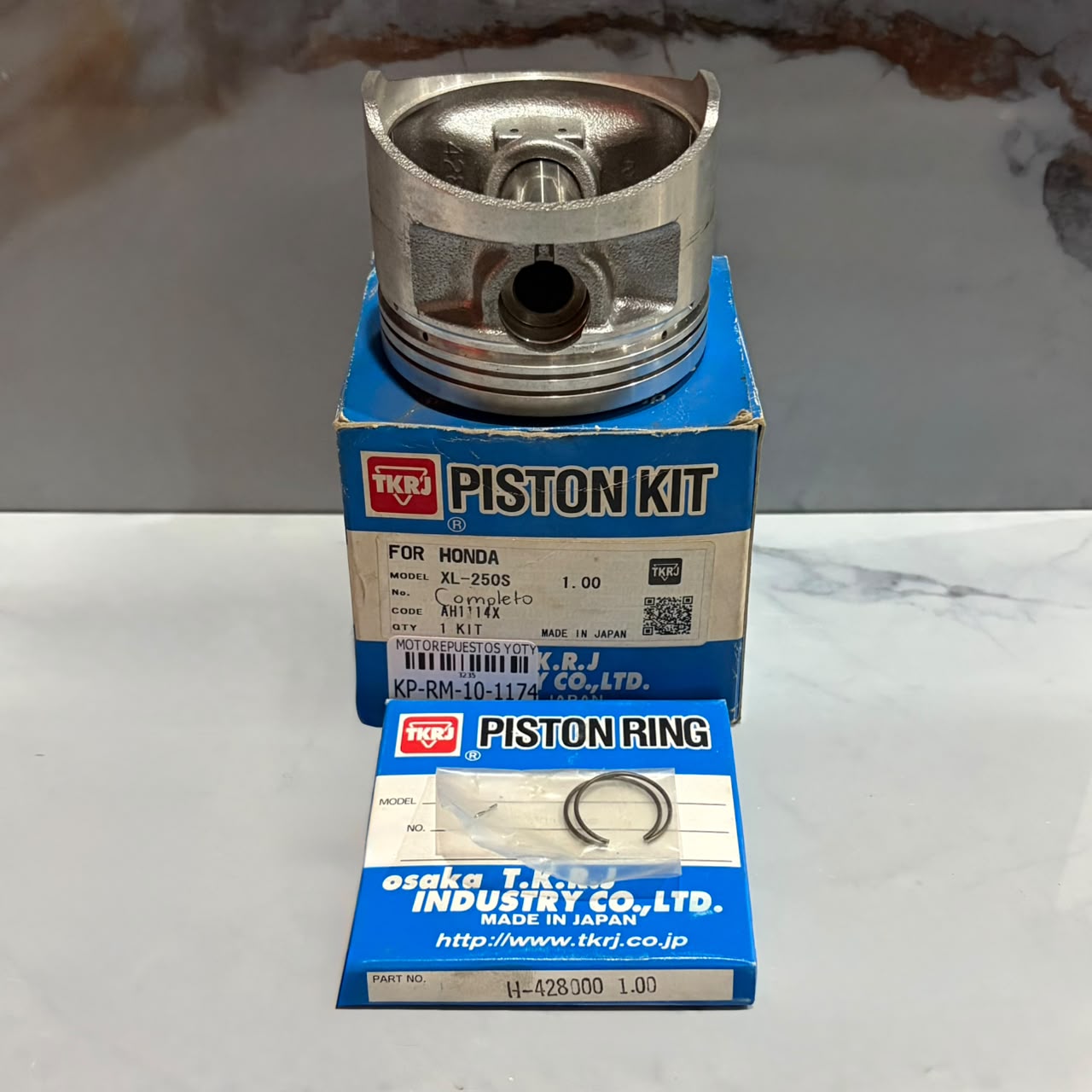 KIT PISTON 1.00 XL250 JAPON