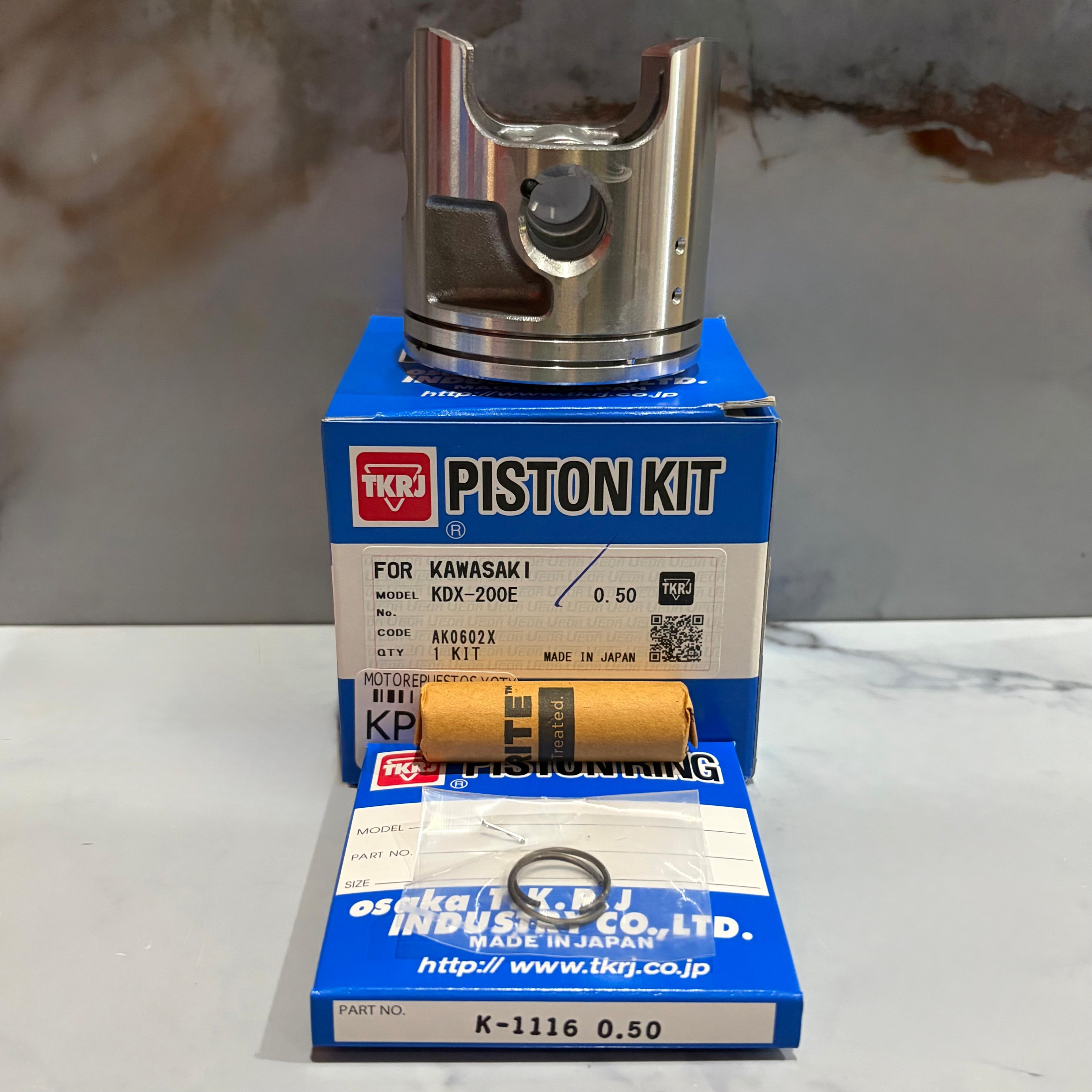 KIT DE PISTON KDX200 0.50 TKRJ