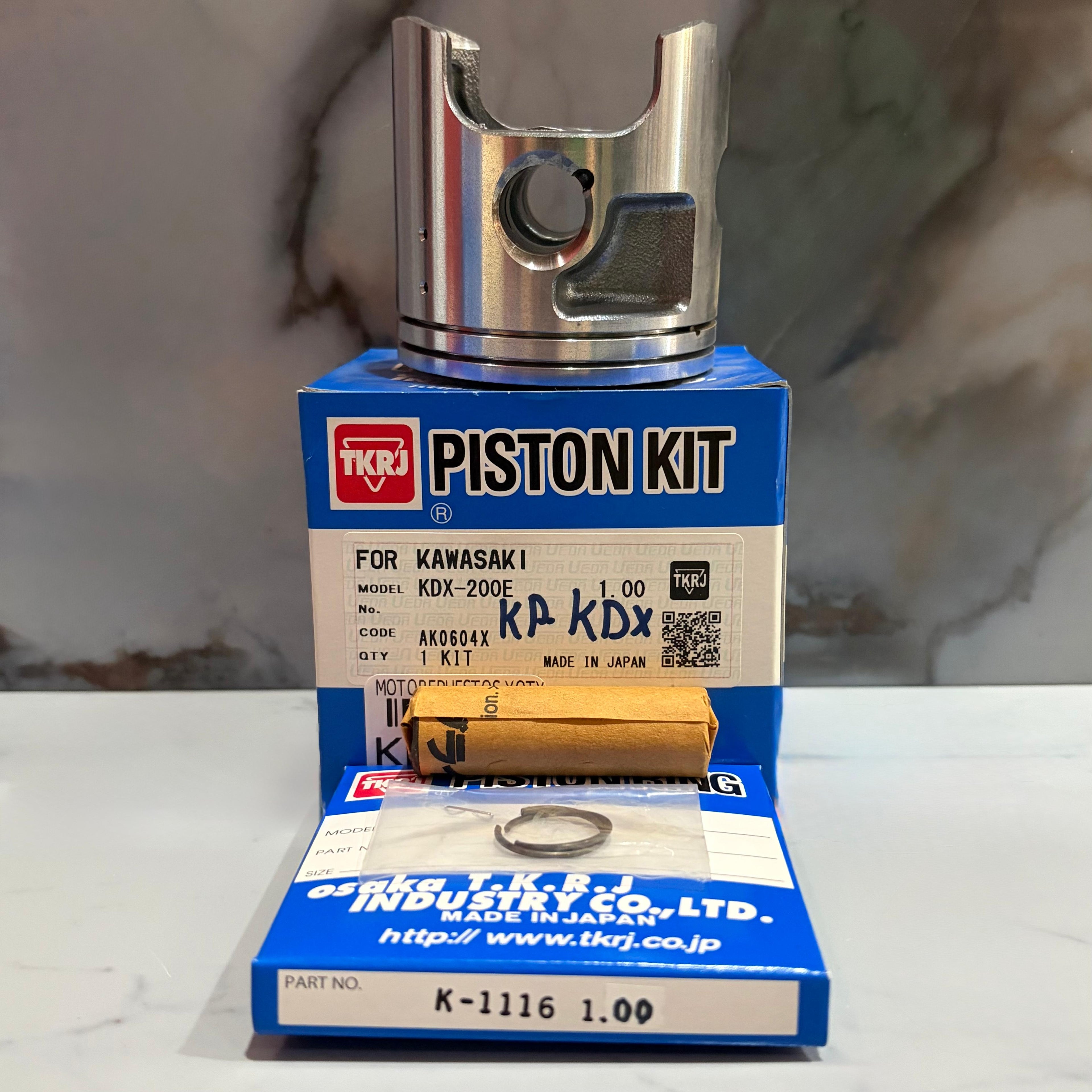 KIT PISTON KDX200 1.00 TKRJ