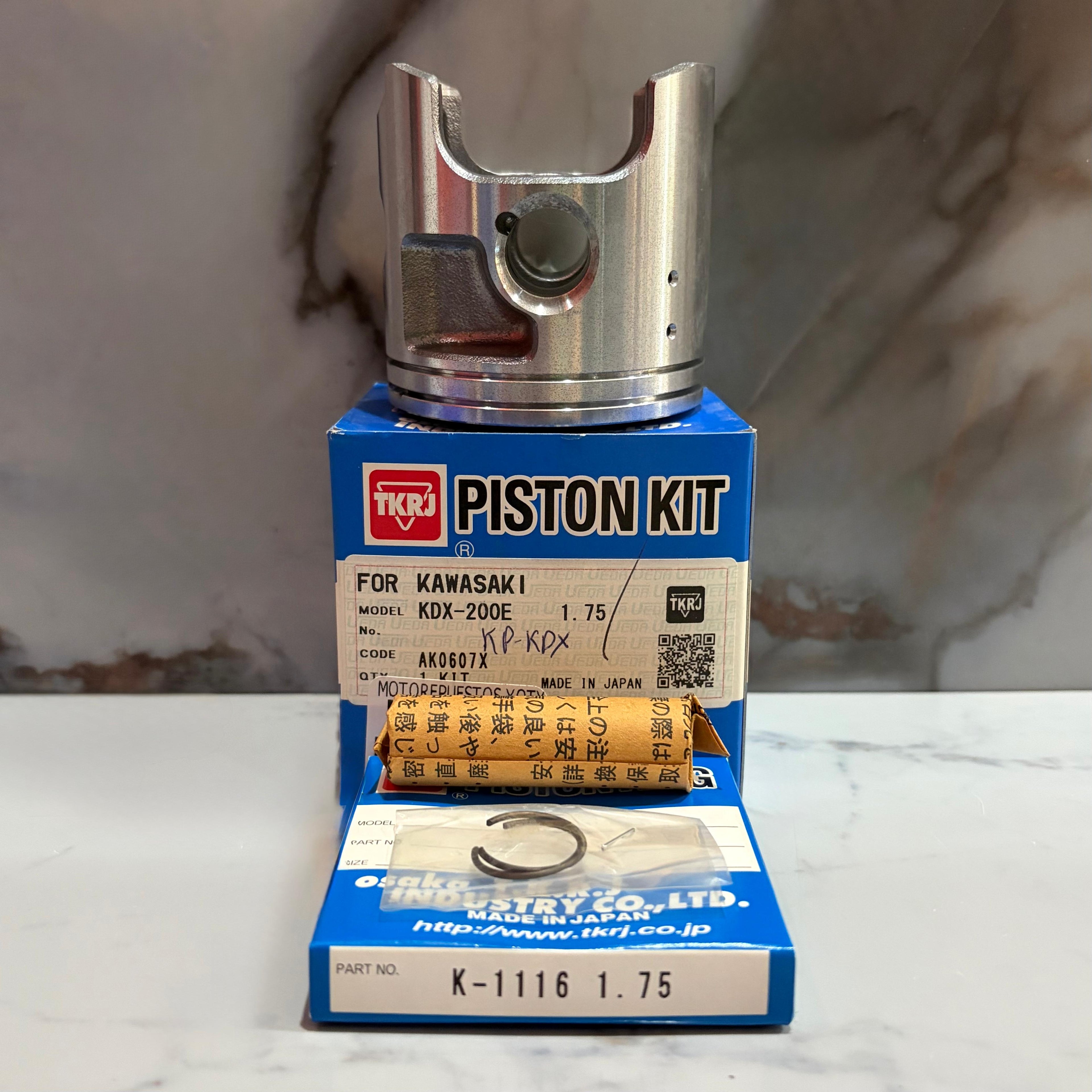 KIT PISTON KDX200 1.75 TKRJ