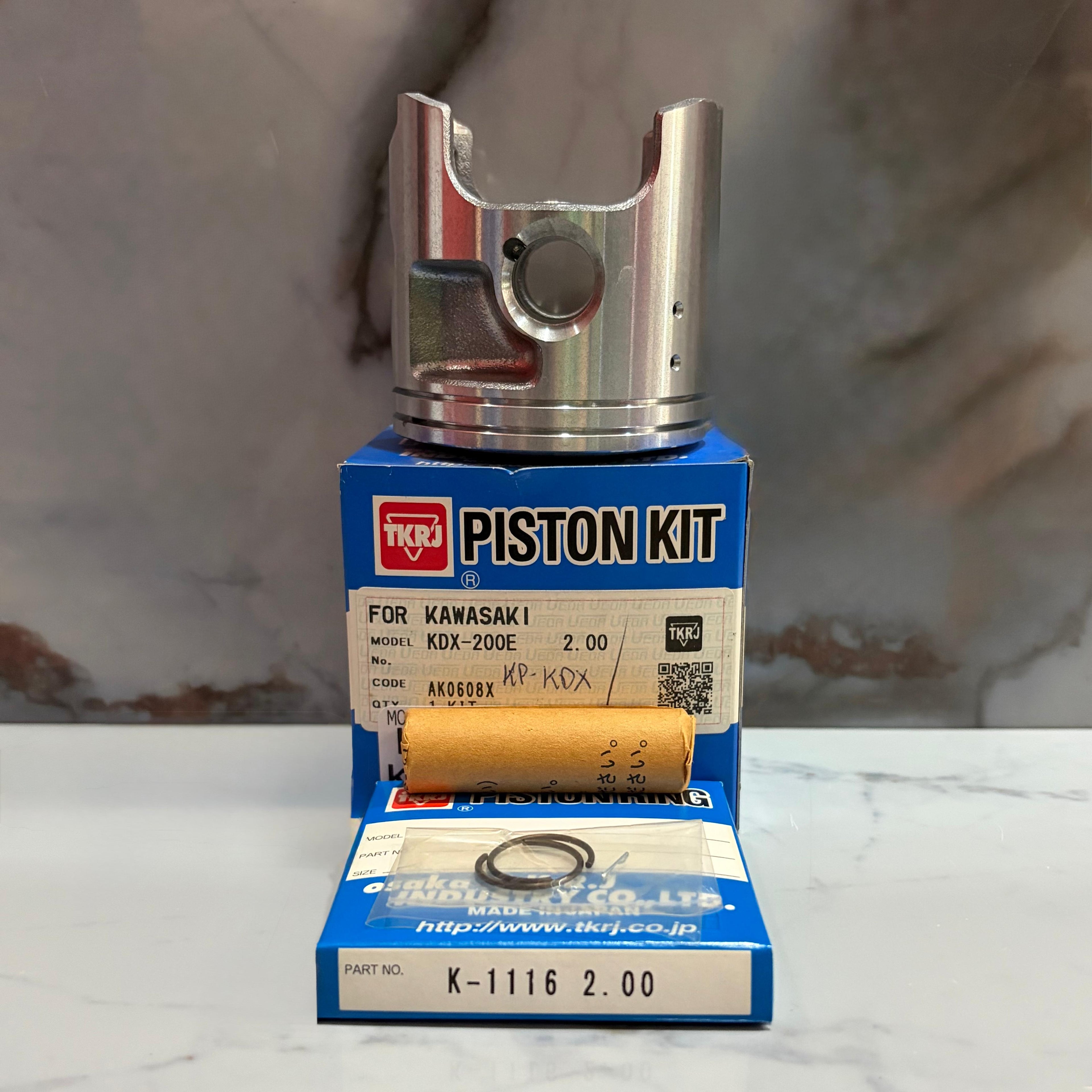 KIT PISTON KDX200 2.00 TKRJ