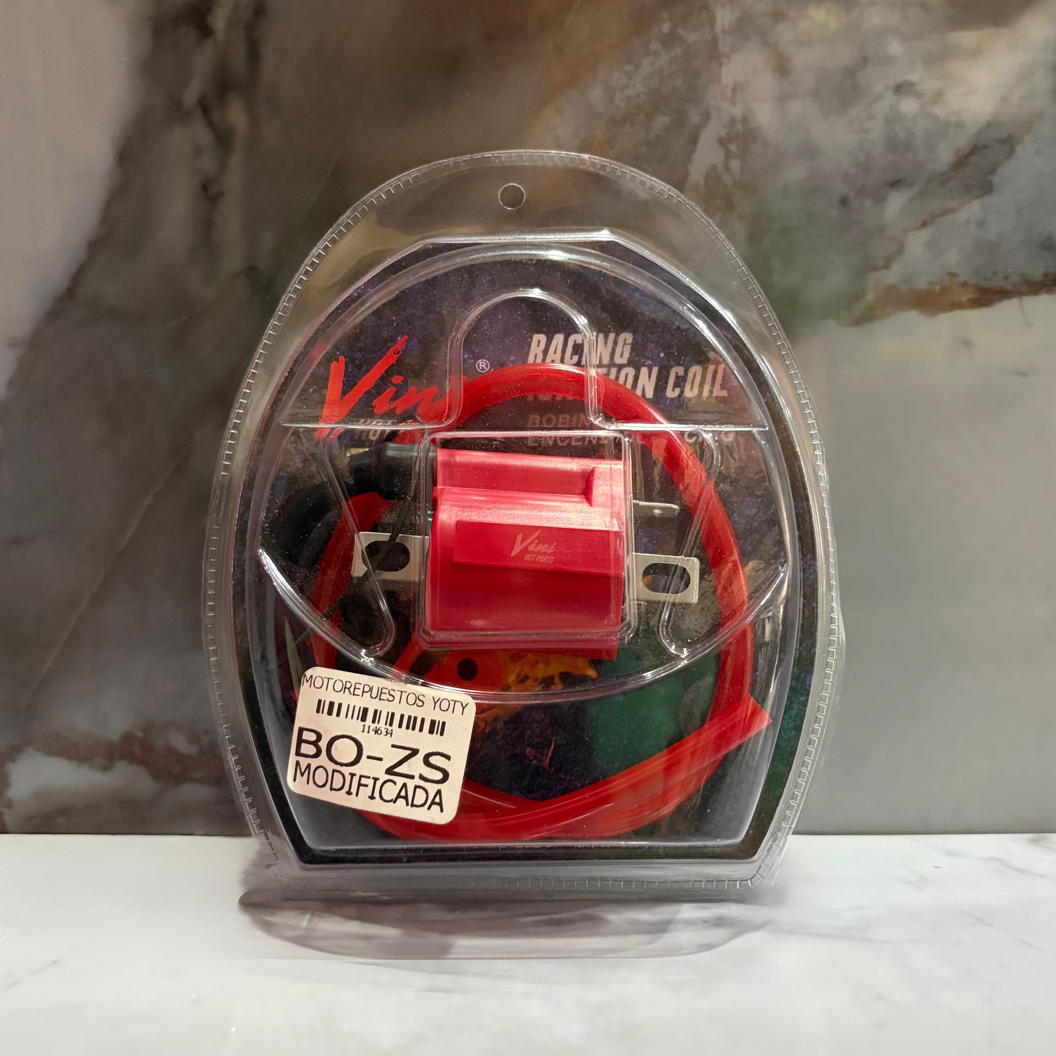 BOBINA ALTA ZS MODIFICADA VINI ROJA