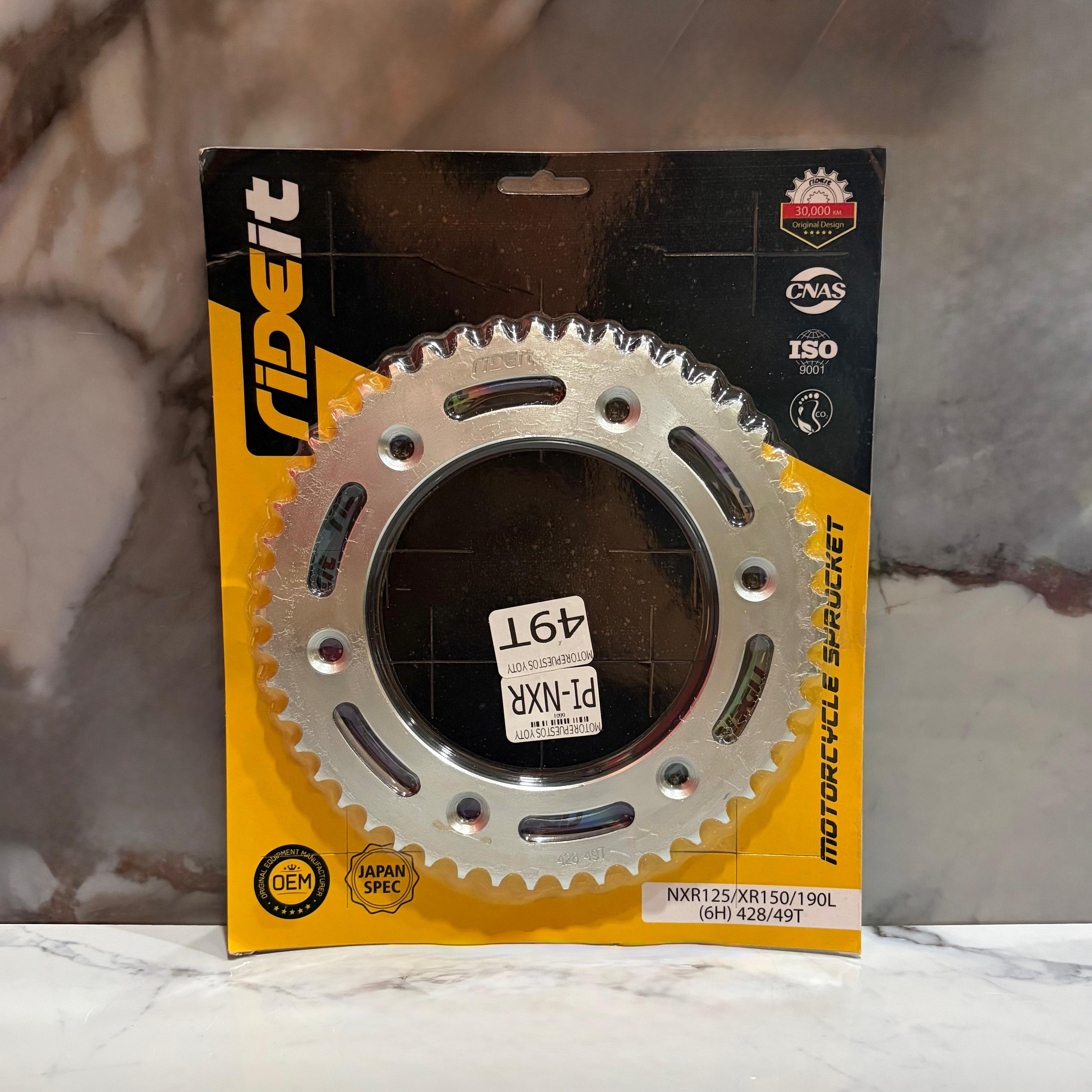 PIÑON TRASERO NXR/XR150 49T
