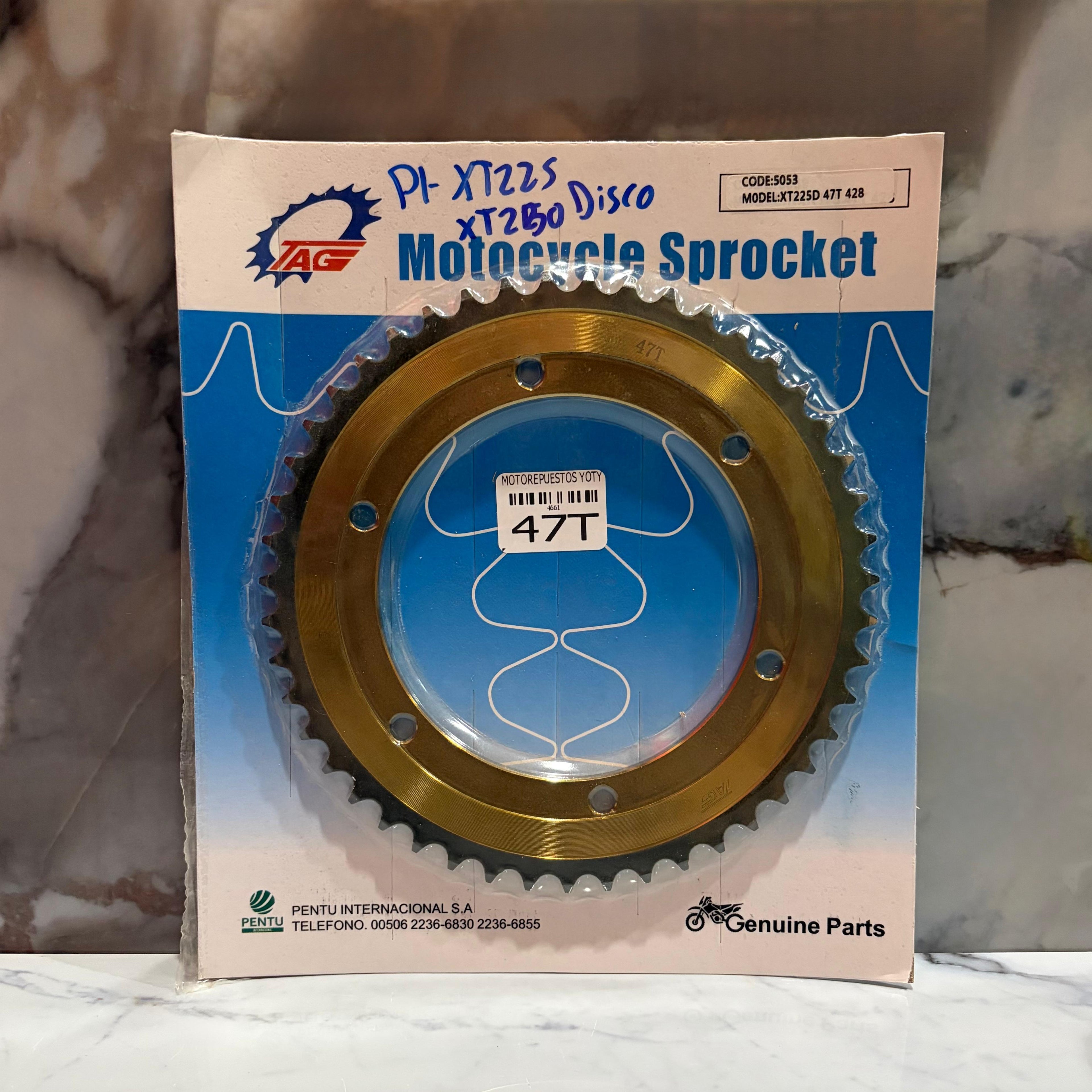 PIÑON TRASERO XT225/XT250 #47 DISCO