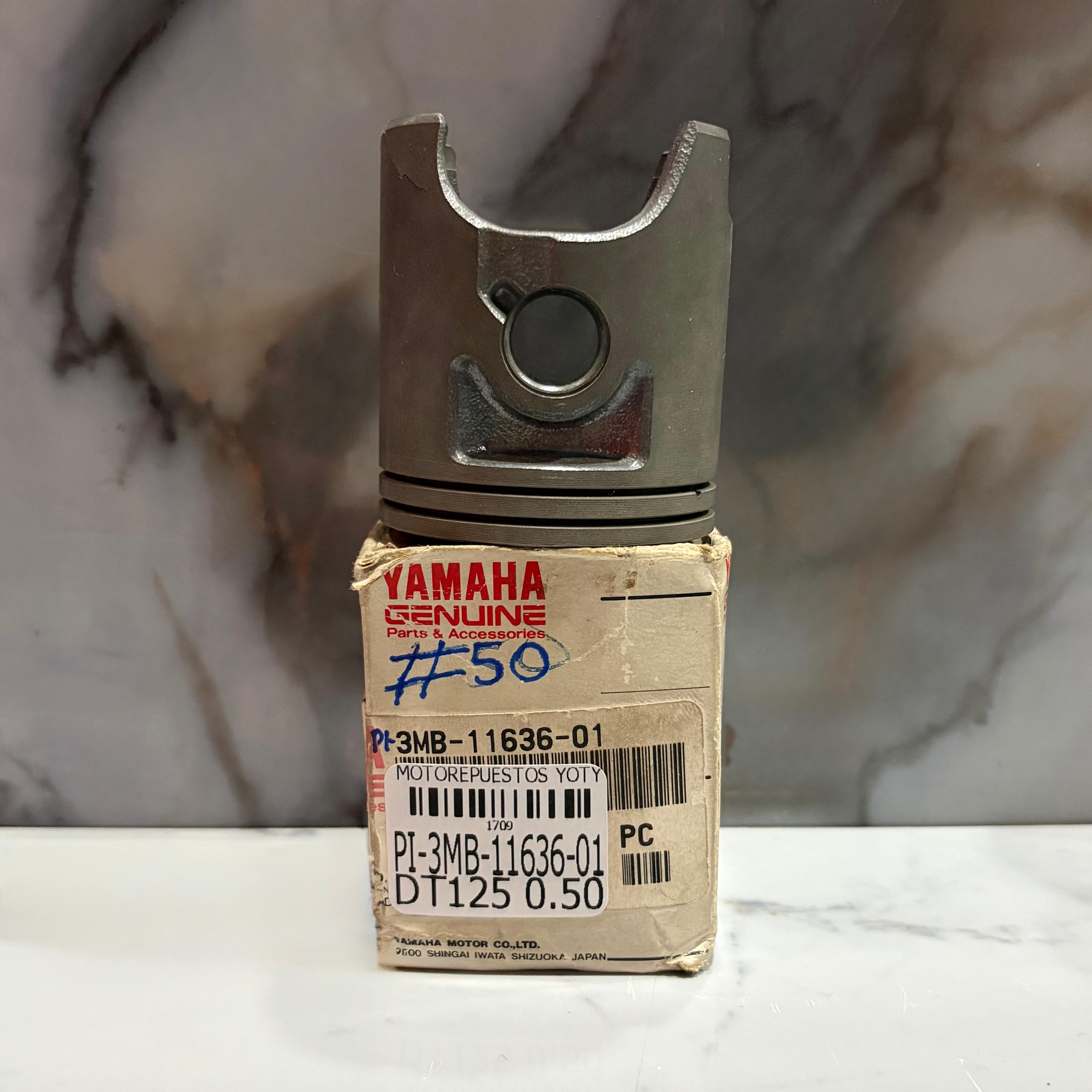 PISTON DT125 0.50 ENFRIADO POR AGUA ORIGINAL
