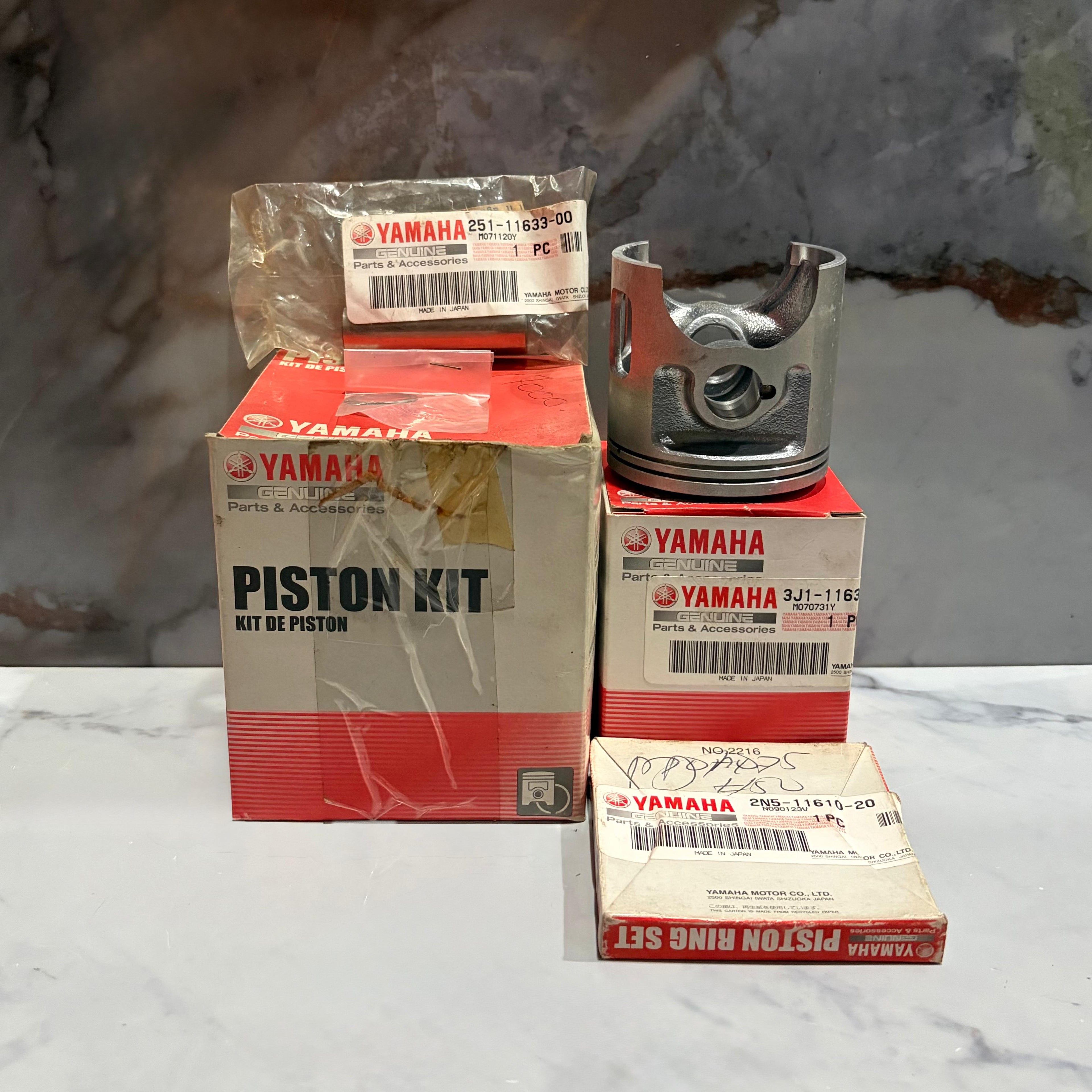 KIT PISTON MONO 175 0.50 ORIGINAL