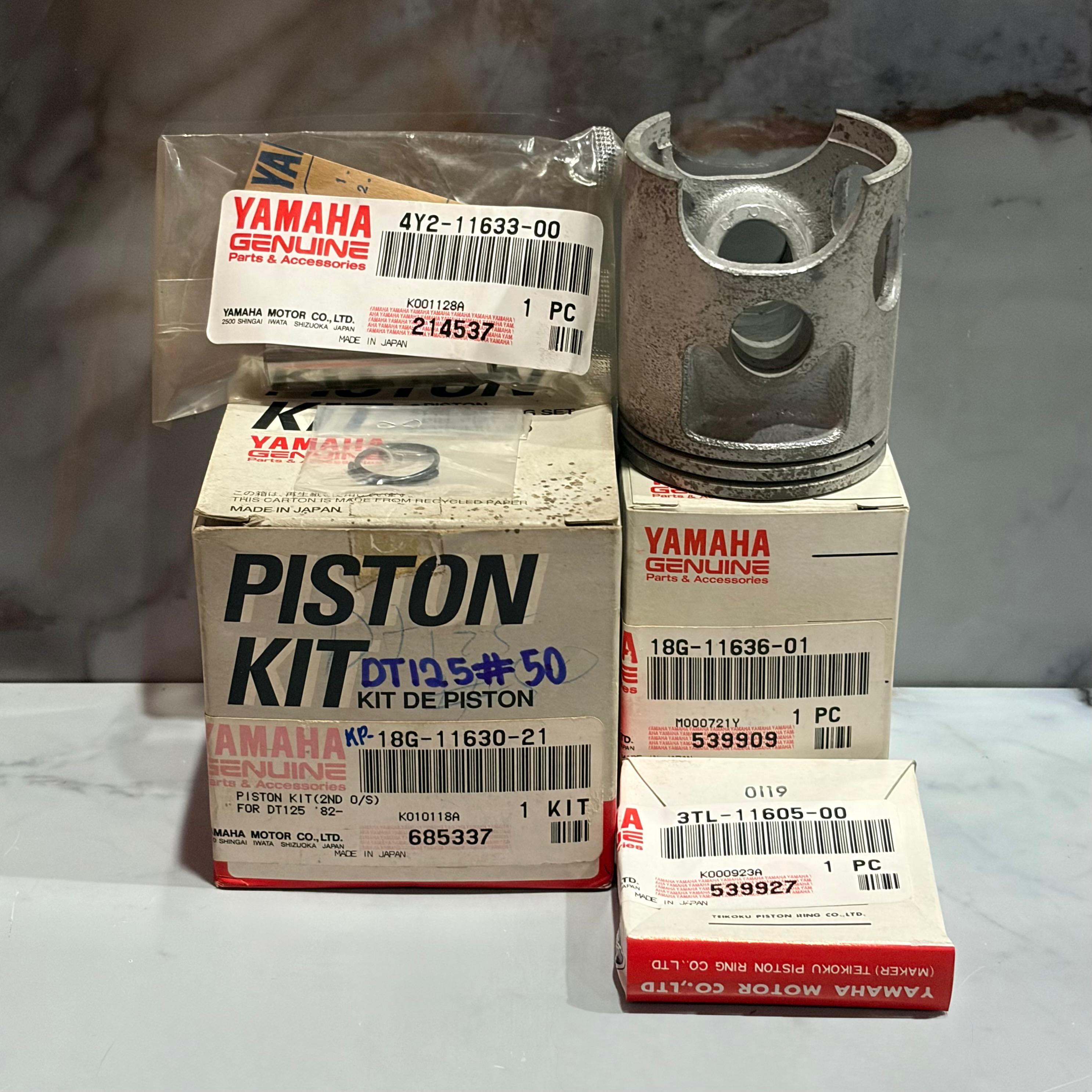 KIT DE PISTON DT125 0.50 ORIGINAL