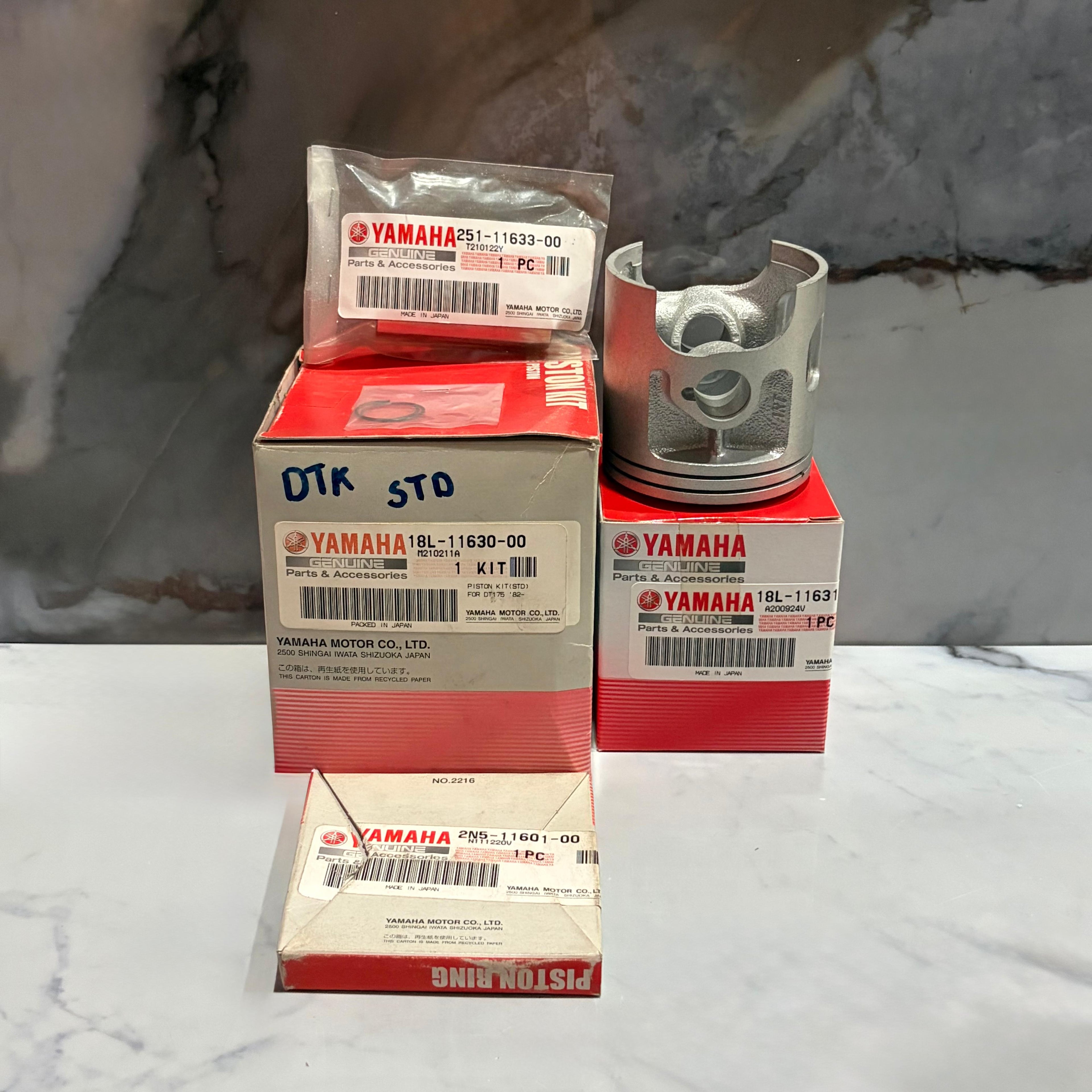 KIT PISTON DT175 STD ORIGINAL