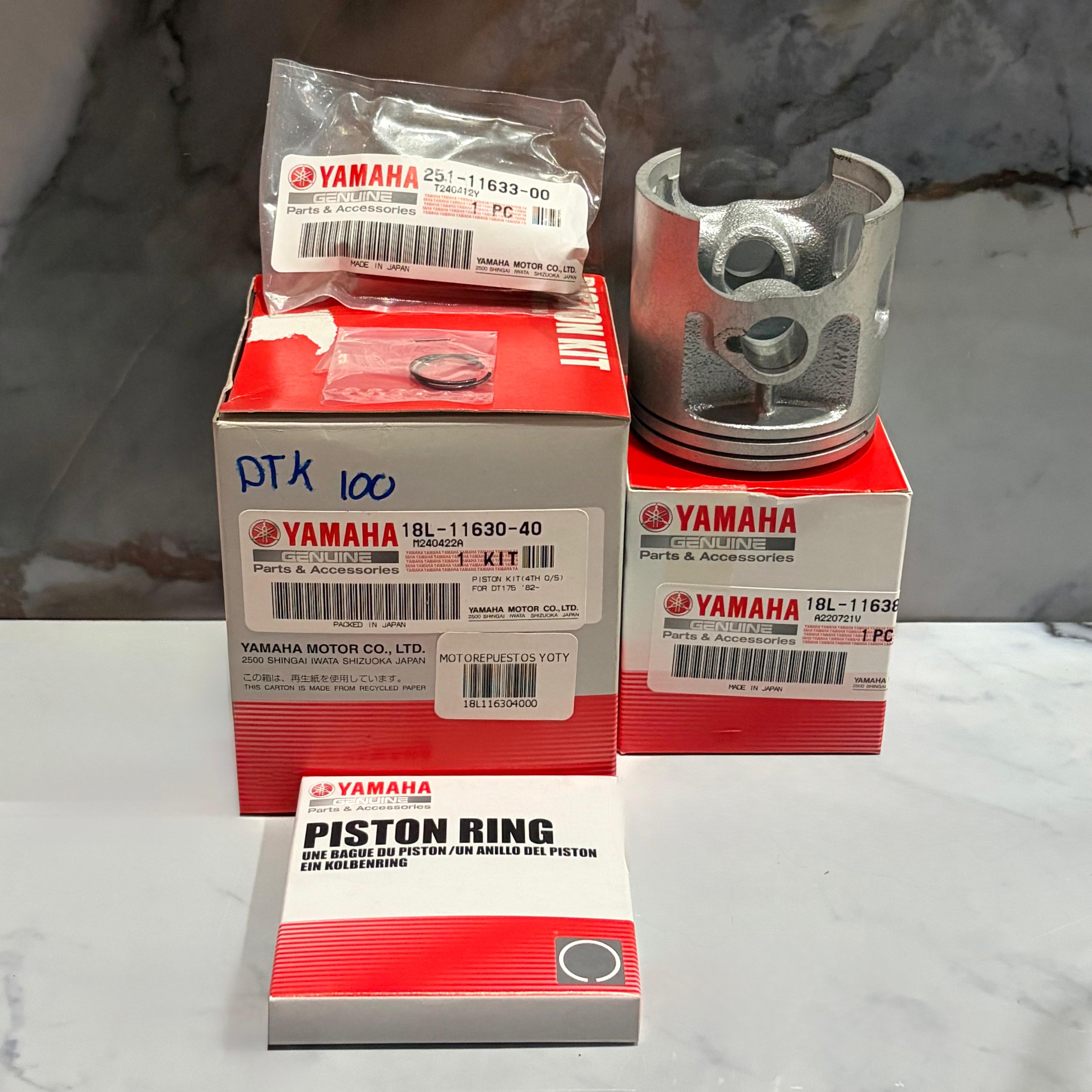 KIT PISTON DT175K 100 ORIGINAL