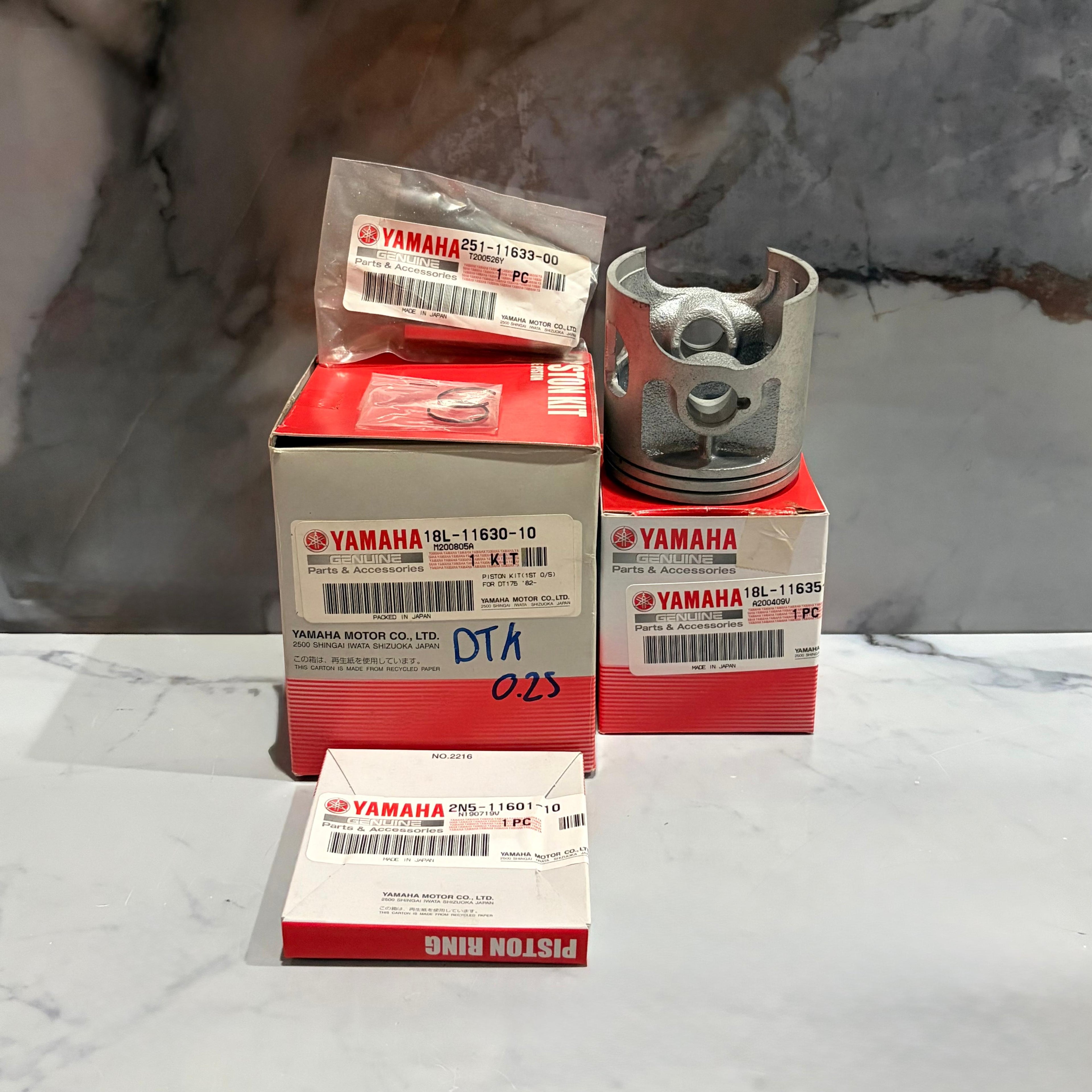 KIT PISTON DTK 175 0.25 ORIGINAL