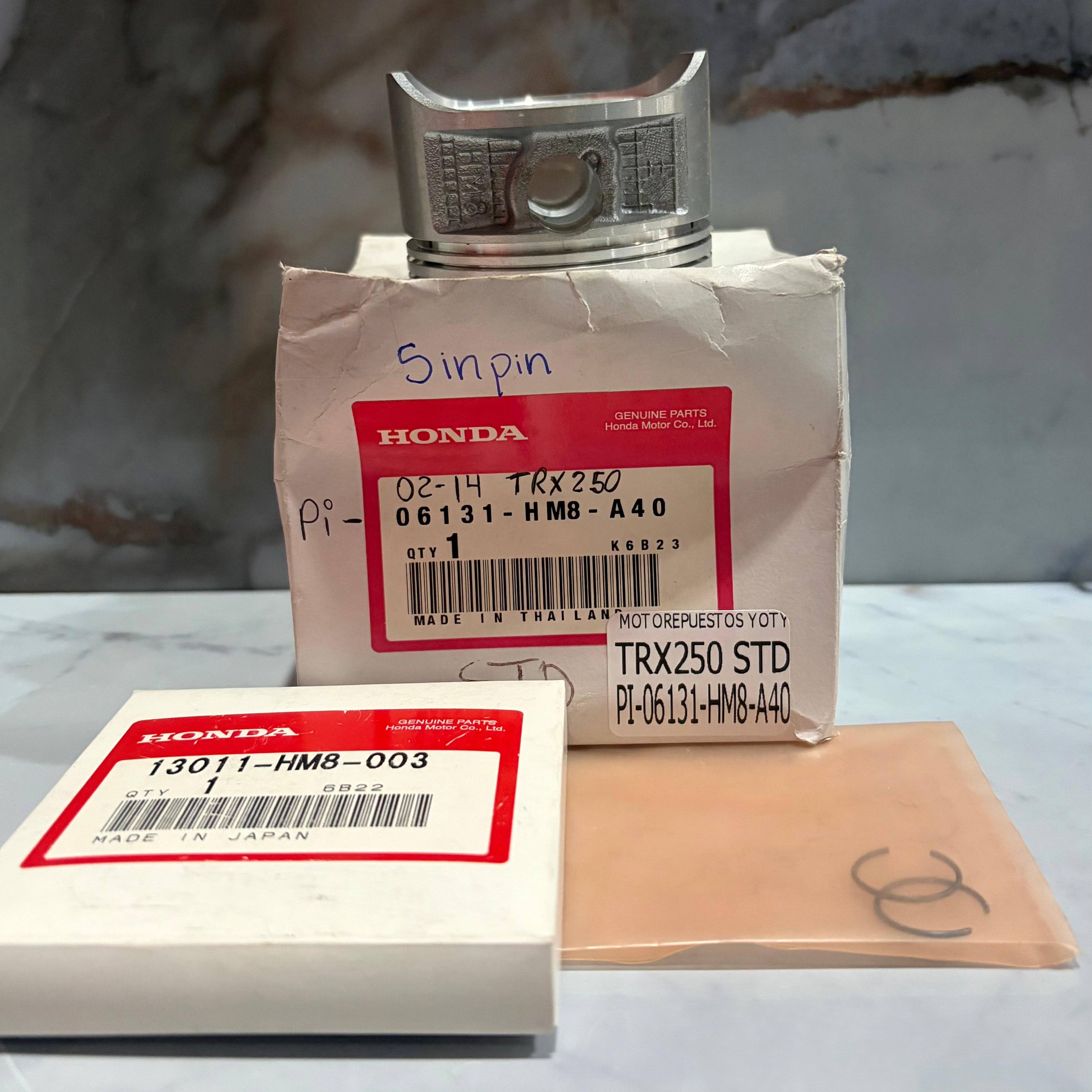 KIT PISTON TRX250 X/EX/TX/TE STD ORIGINAL