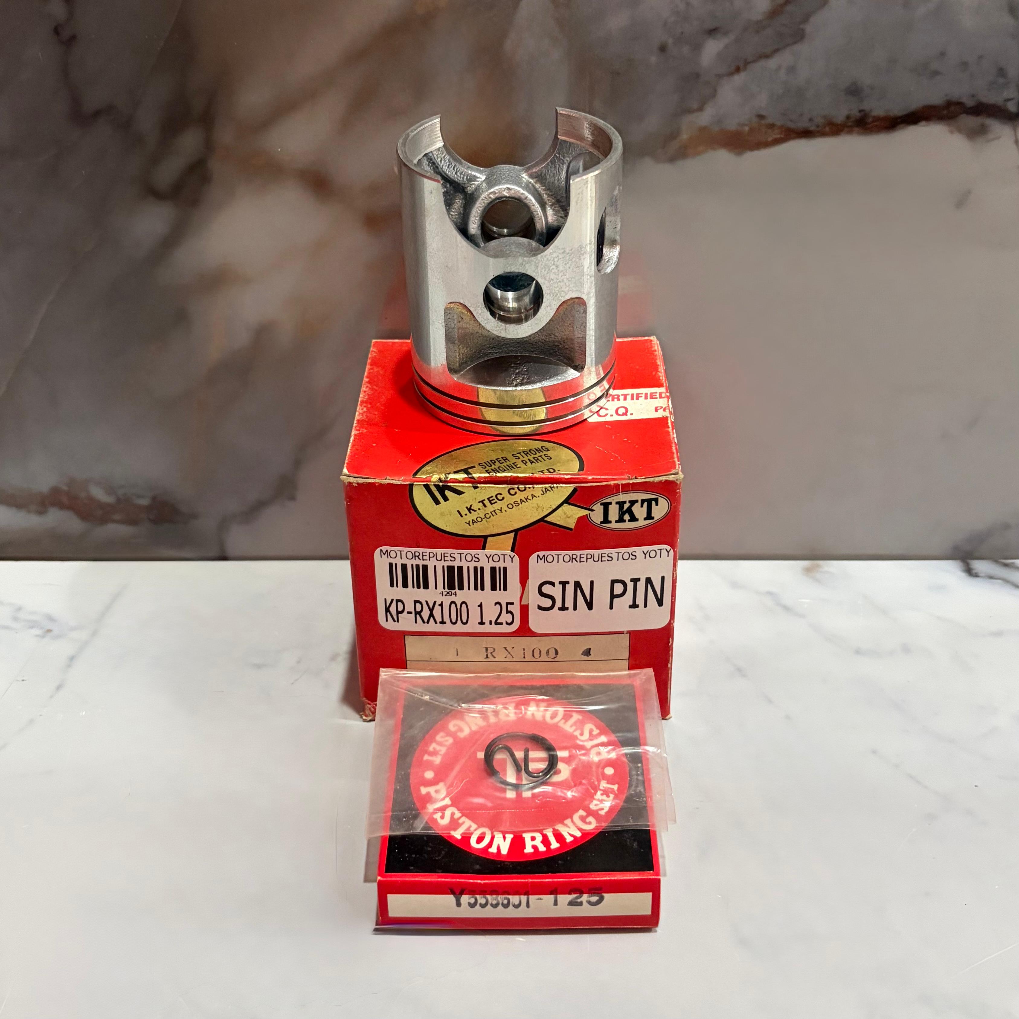 KIT PISTON RX100 1.25