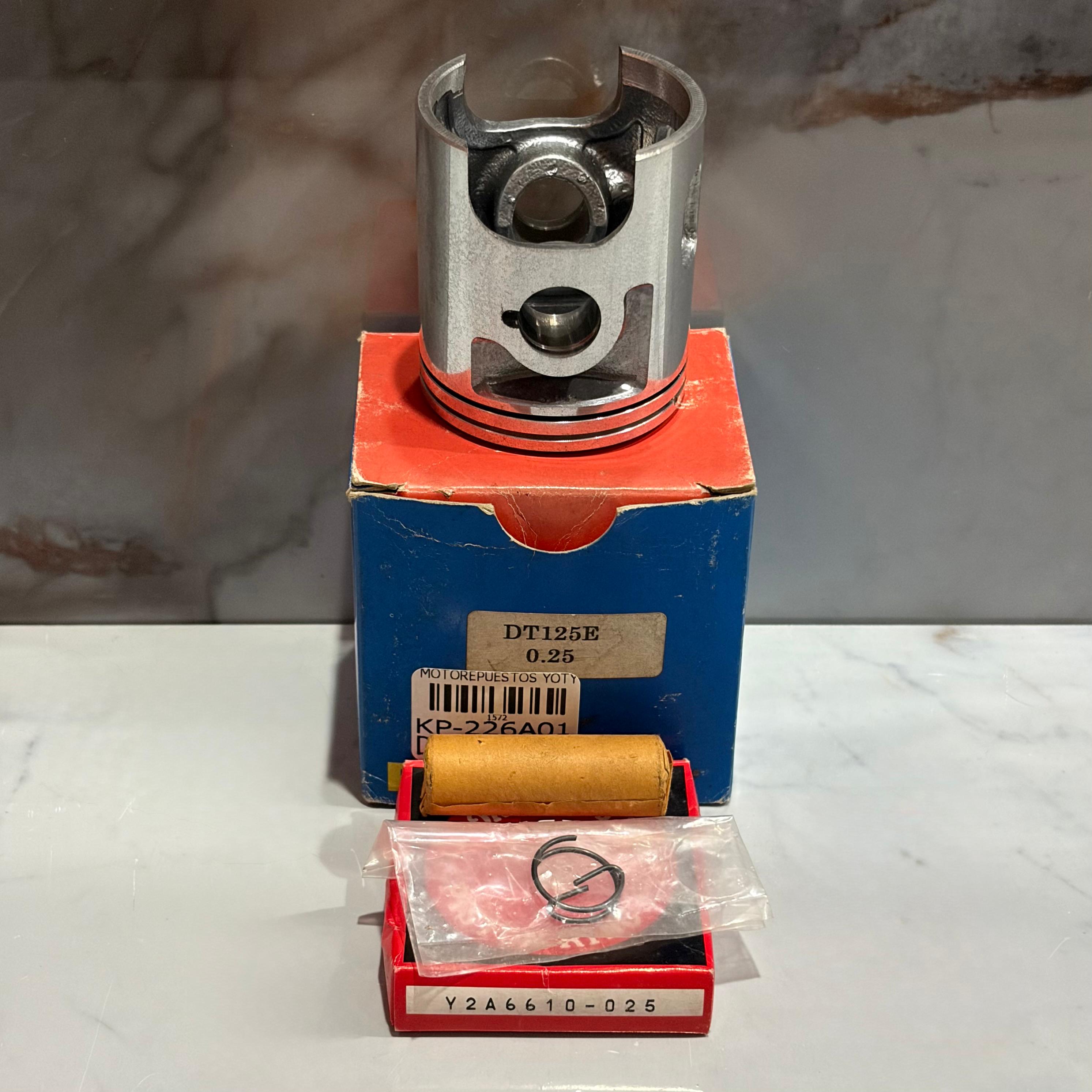 KIT PISTON DT125E 0.25