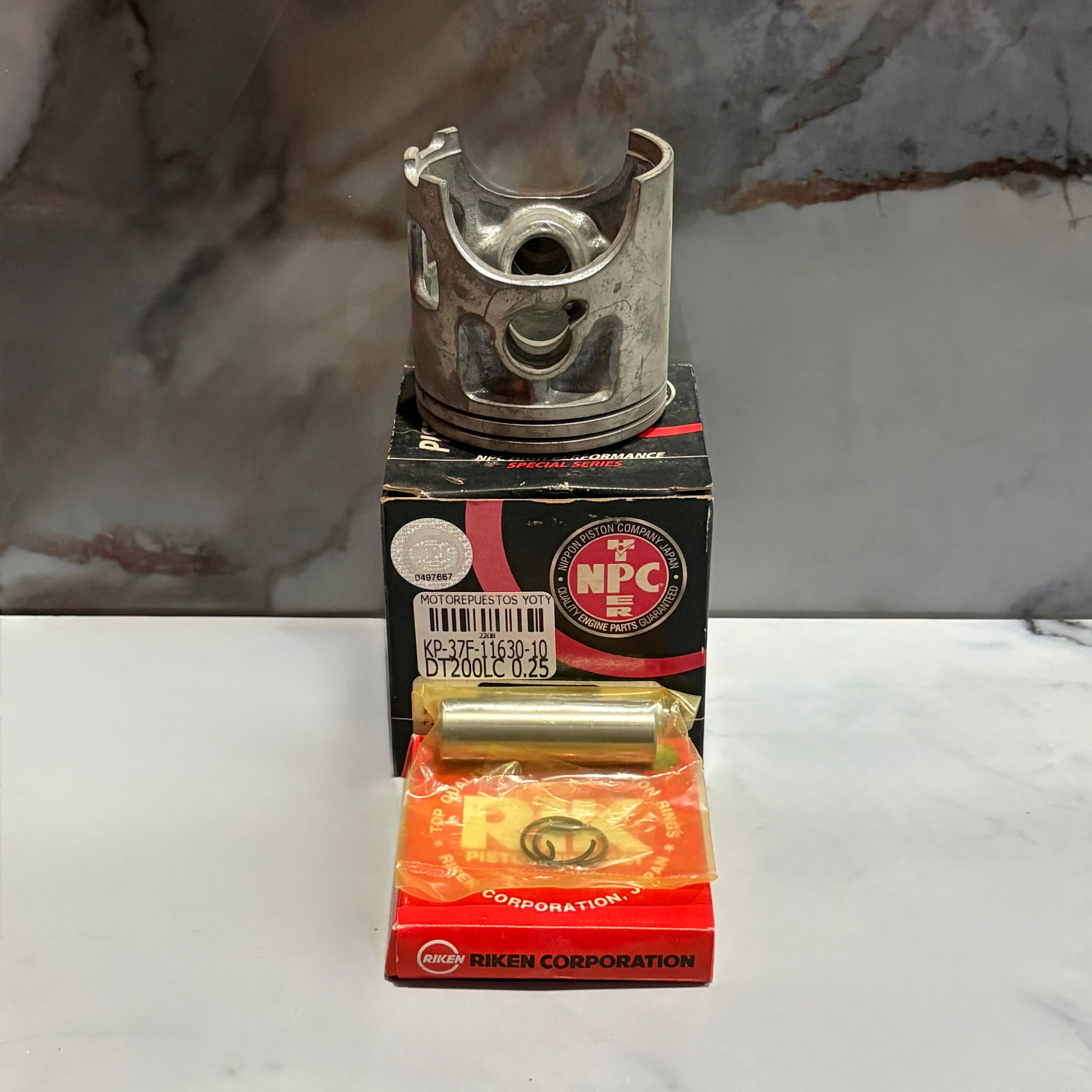 KIT PISTON DT200 1R 0.25 JAPON