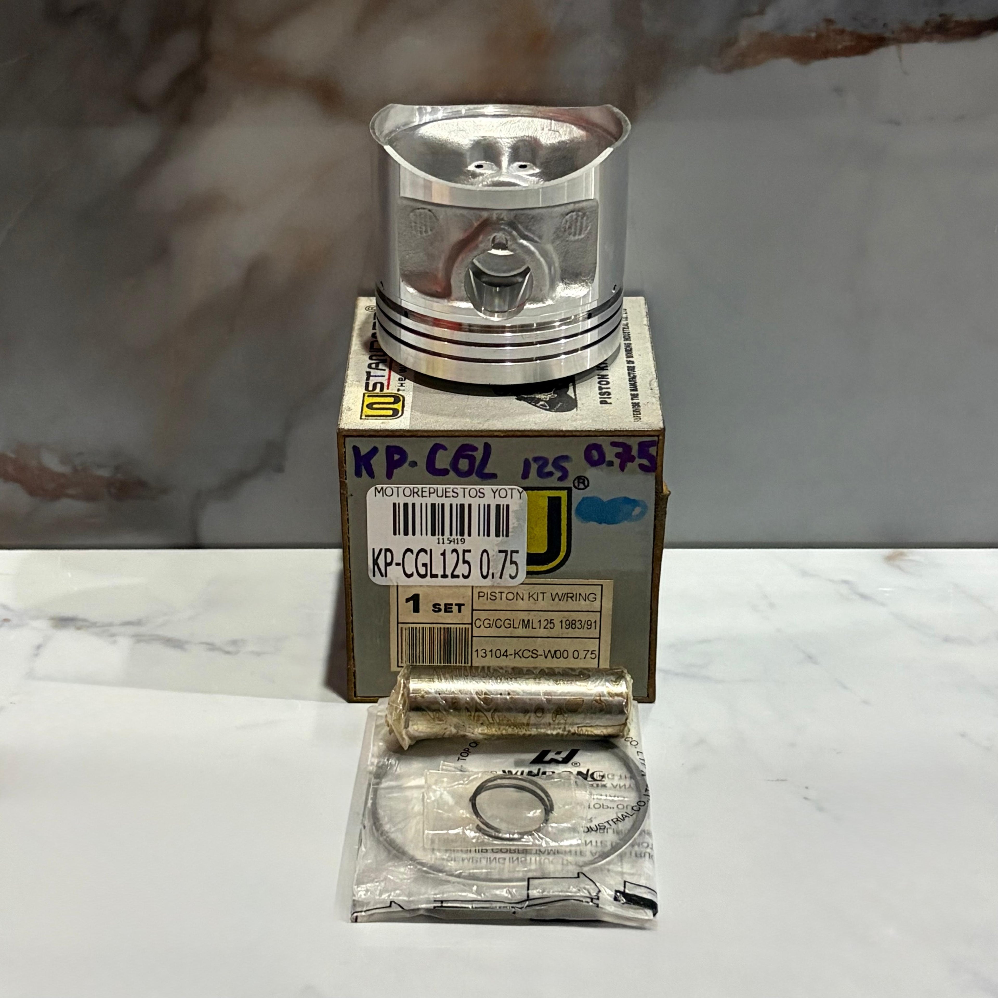 KIT DE PISTON CGL125 0.75 STANDARD