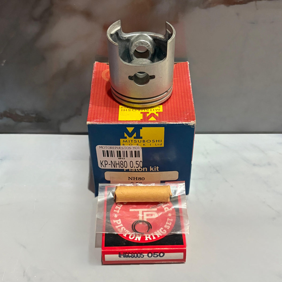 KIT PISTON NH80 0.50 MITSUBOSHI