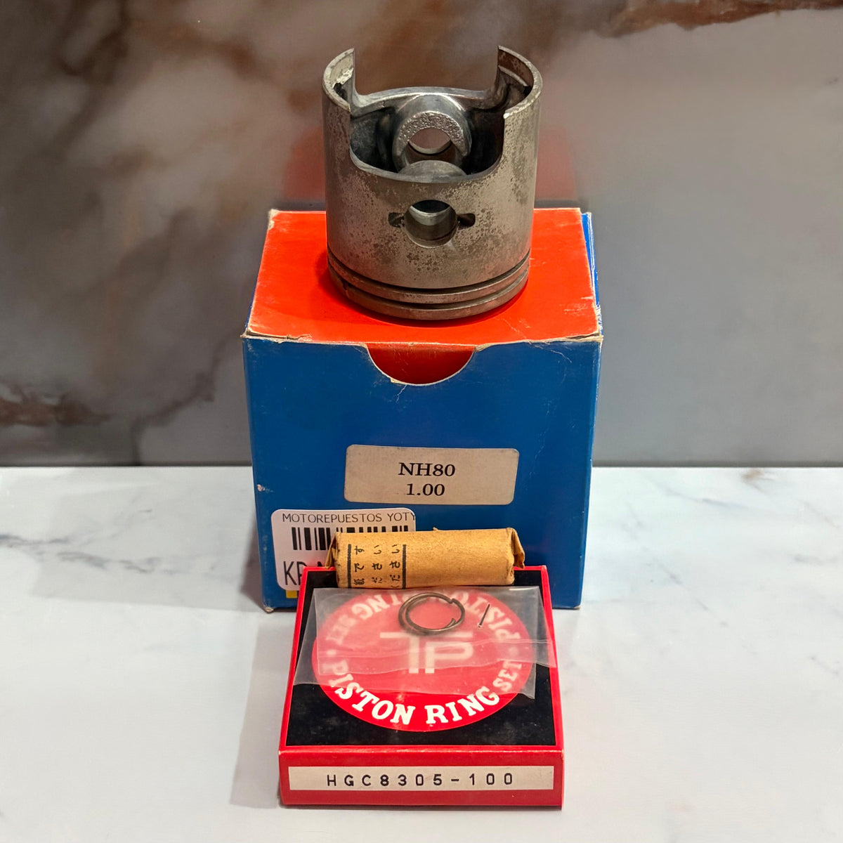 KIT PISTON NH80 100