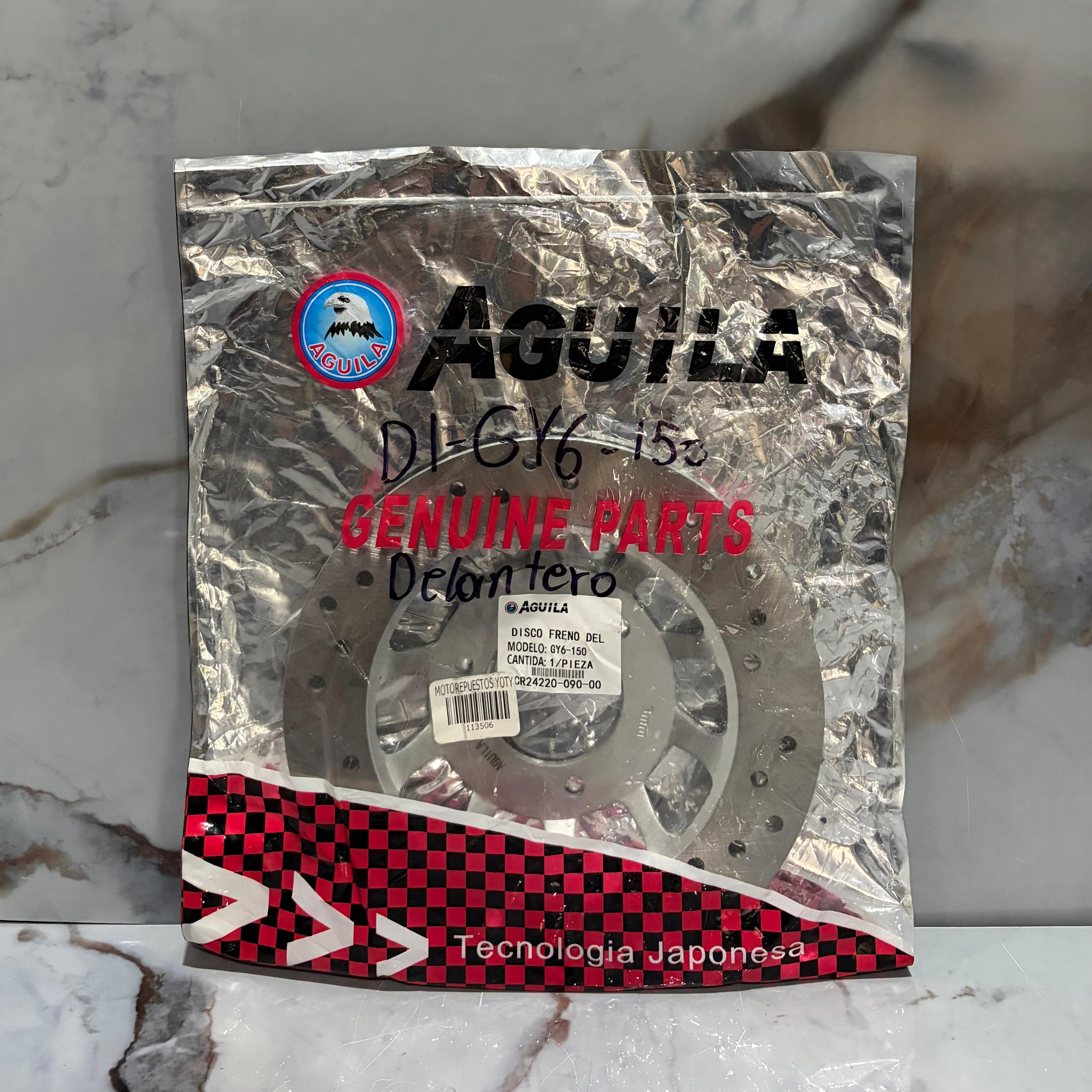 DISCO FRENO DELANTERO GY6