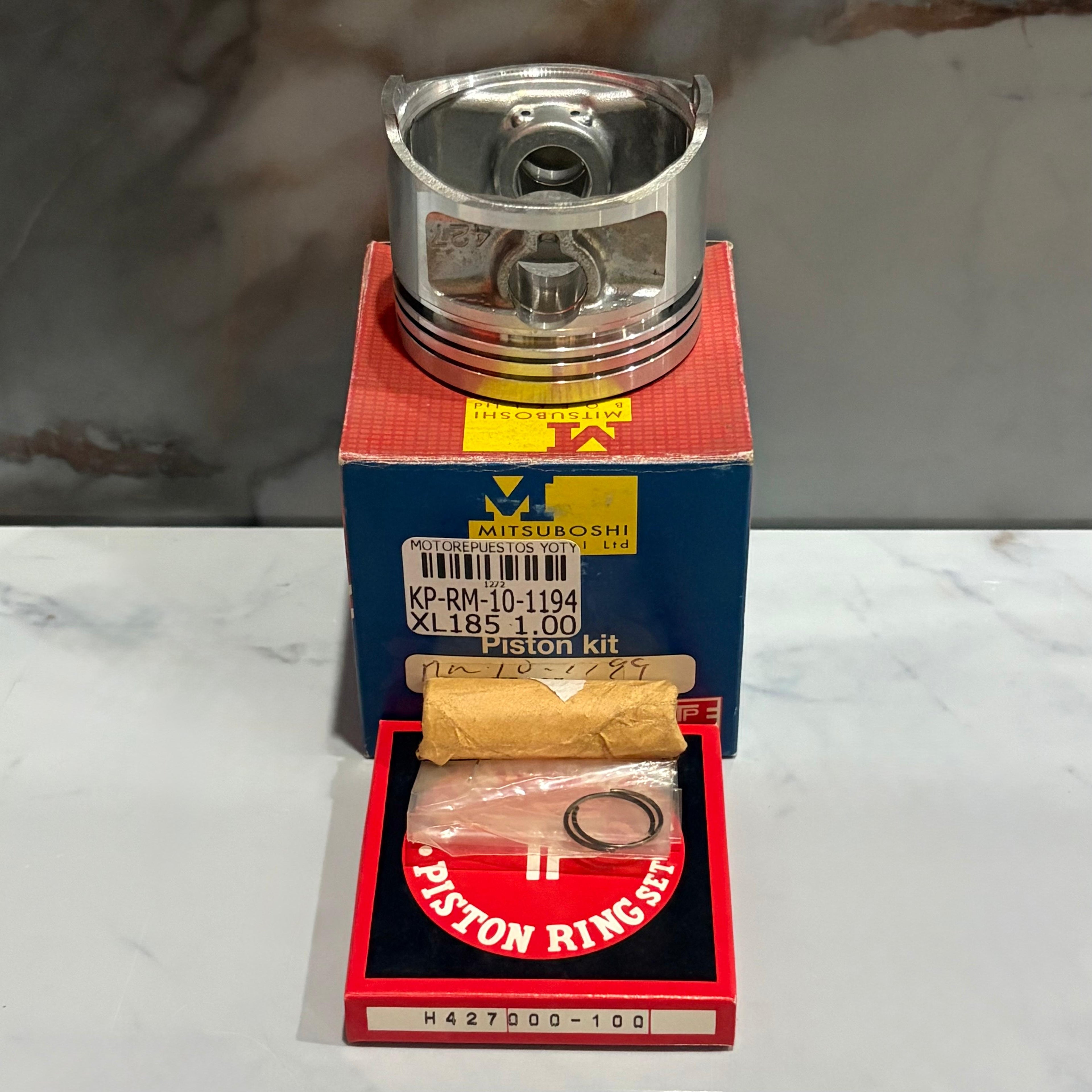 KIT PISTON XL185 JAPON 1.00