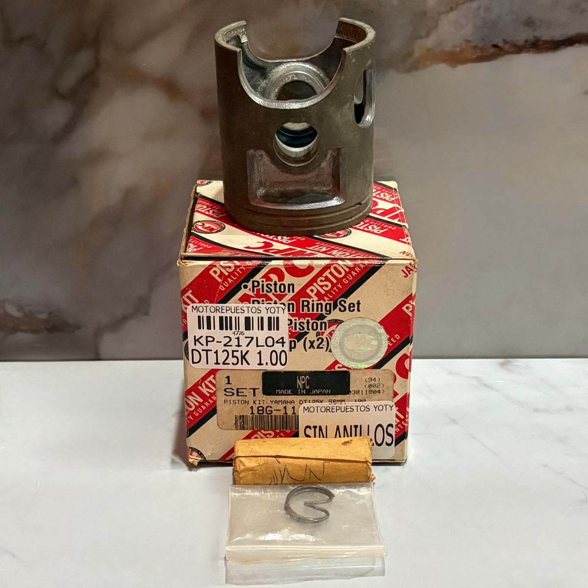 KIT PISTON DT125K 1.00 TKRJ