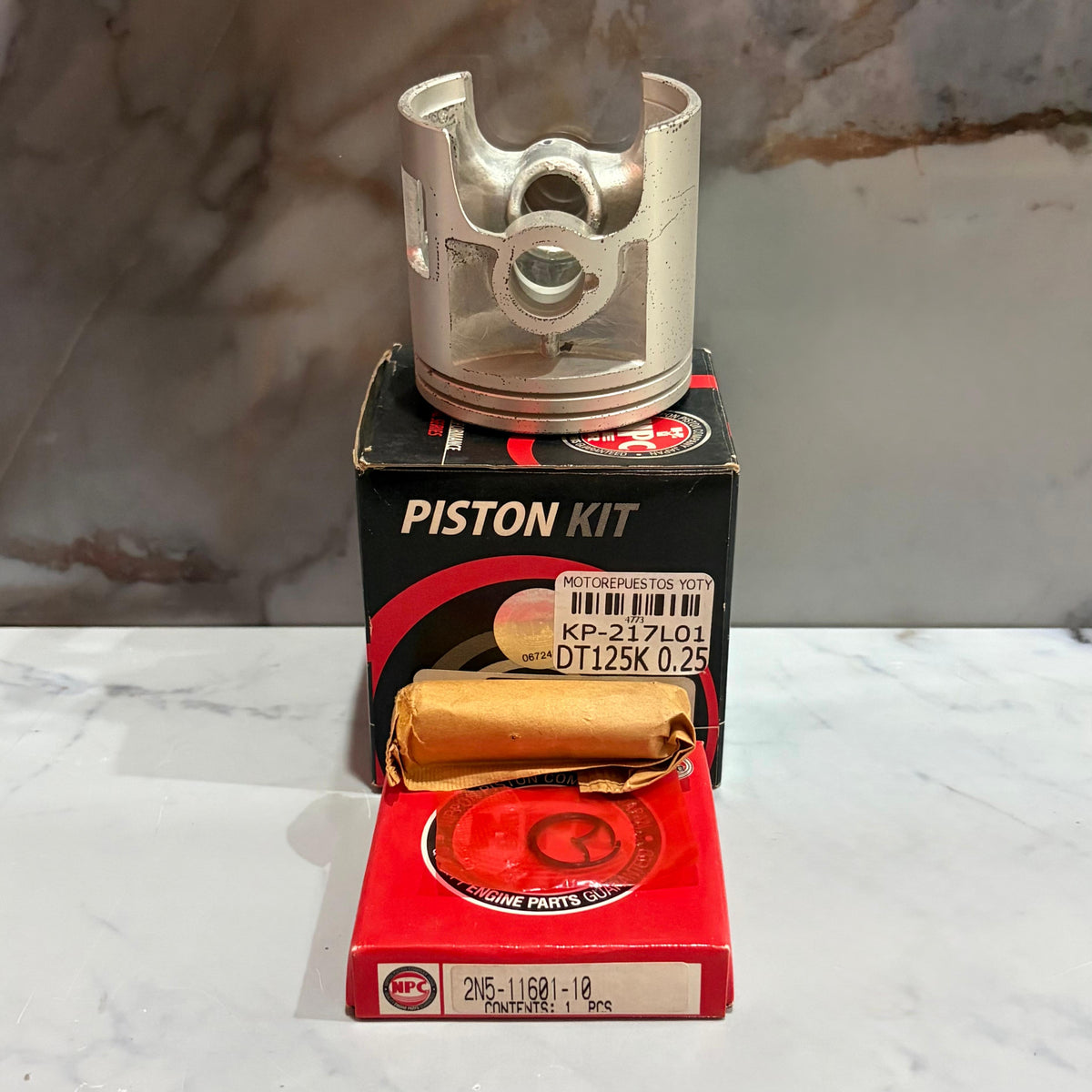 KIT PISTON DT125K 0.25 TKRJ/NPC
