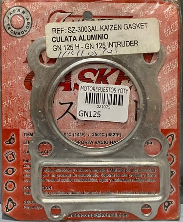 EMPAQUE CILINDRO CABEZOTE GN125