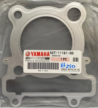 EMPAQUE DE CABEZOTE XT250 NUEVA-RAPTOR250 ORIGINAL