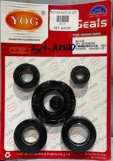 SET DE RETENEDORES AX100