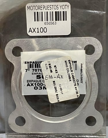 EMPAQUE CABEZOTE AX100