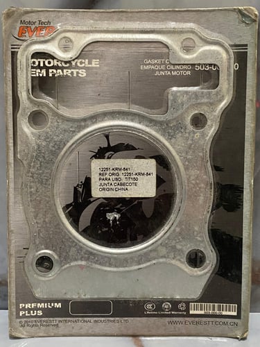 EMPAQUE DE CABEZOTE CHINA 150